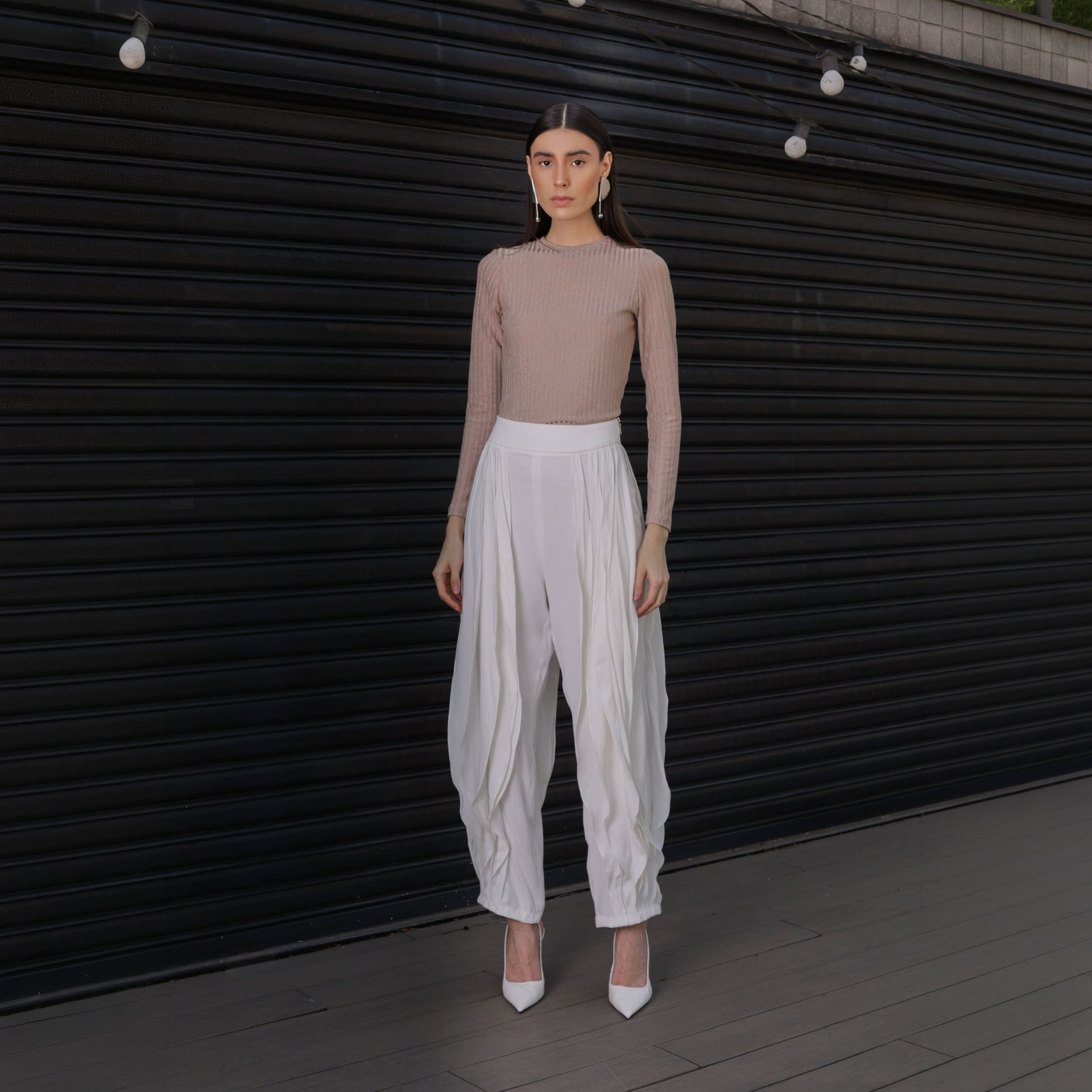 Blusa Bonfin - Malha Nude