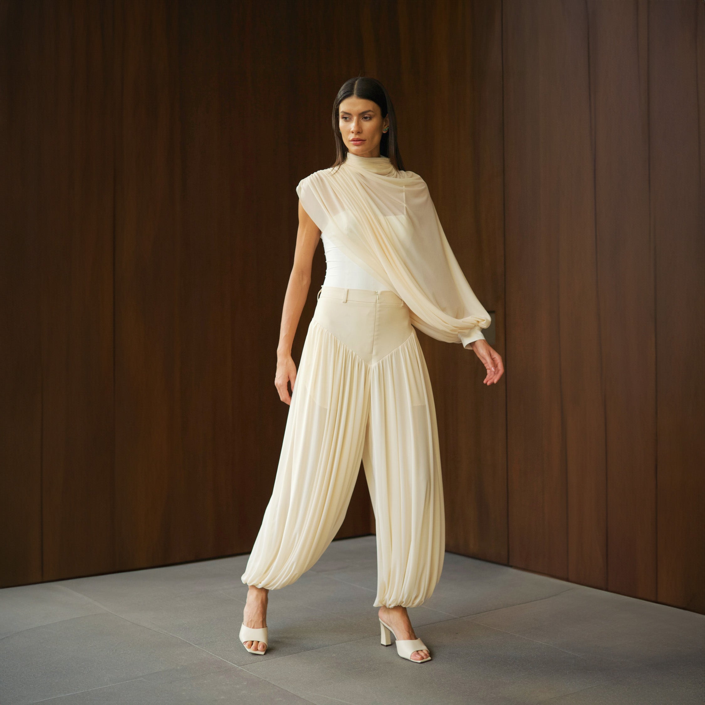 Calça Tovy - Marfim