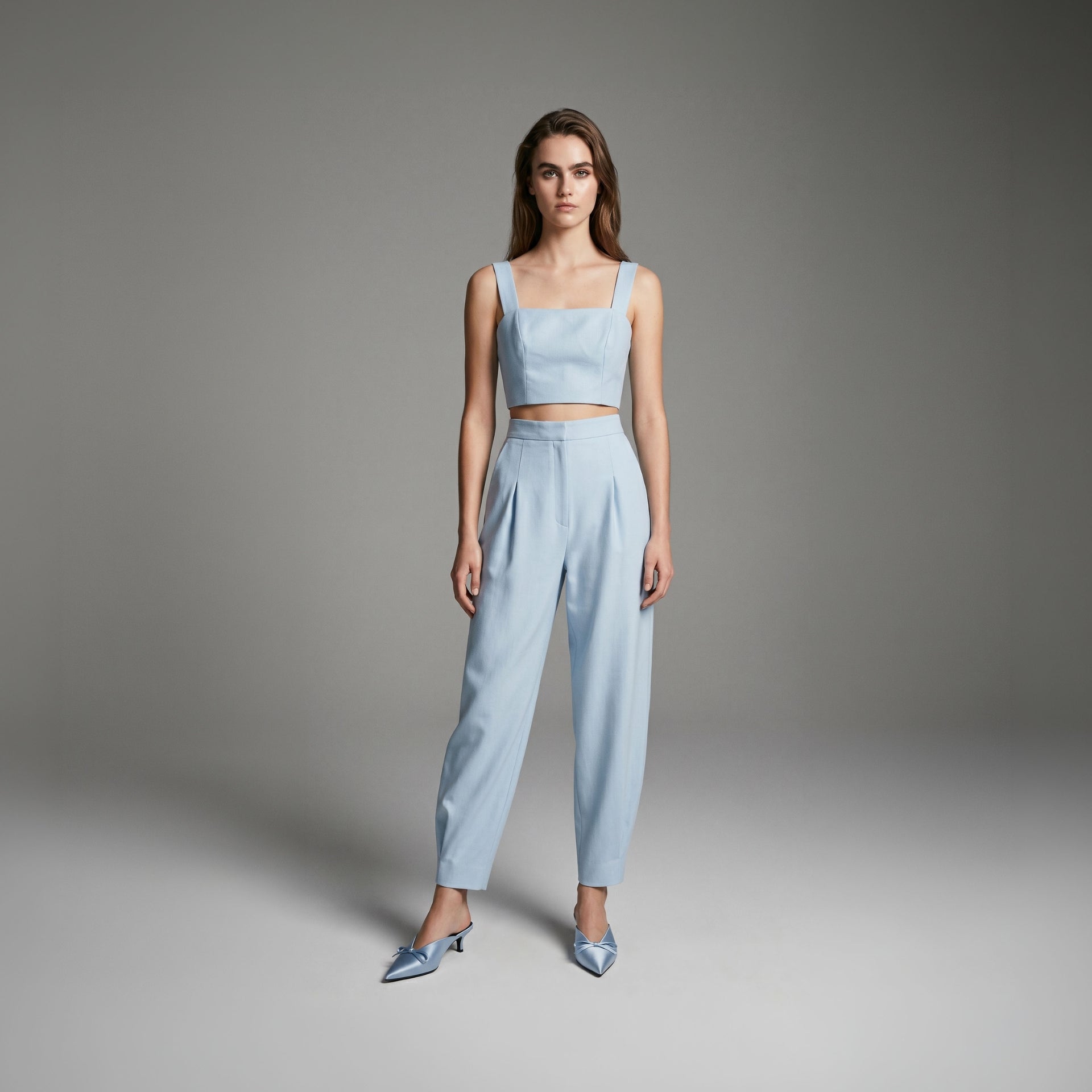 Cropped Coldalina - Azul Bebê