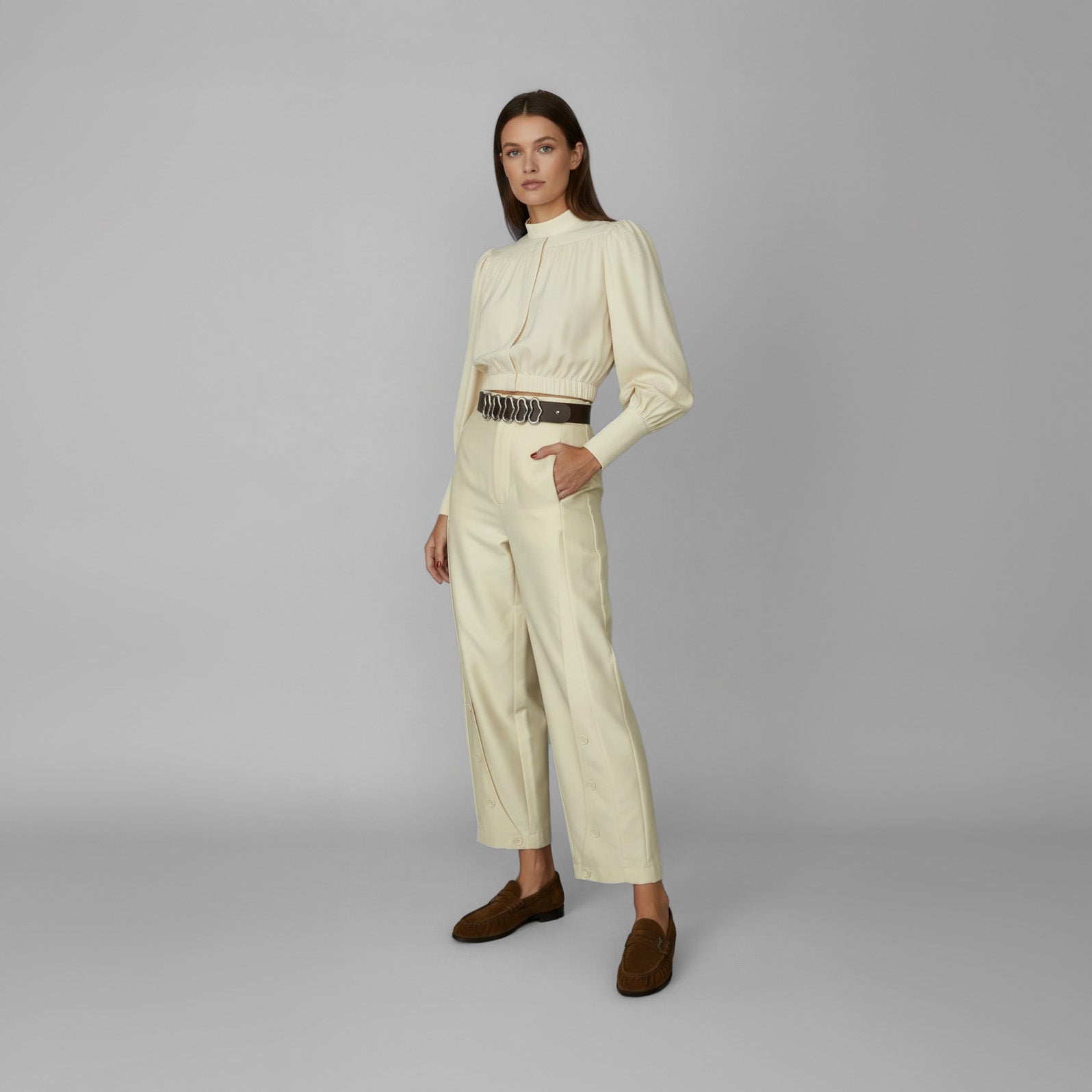 Camisa Yaro - Marfim