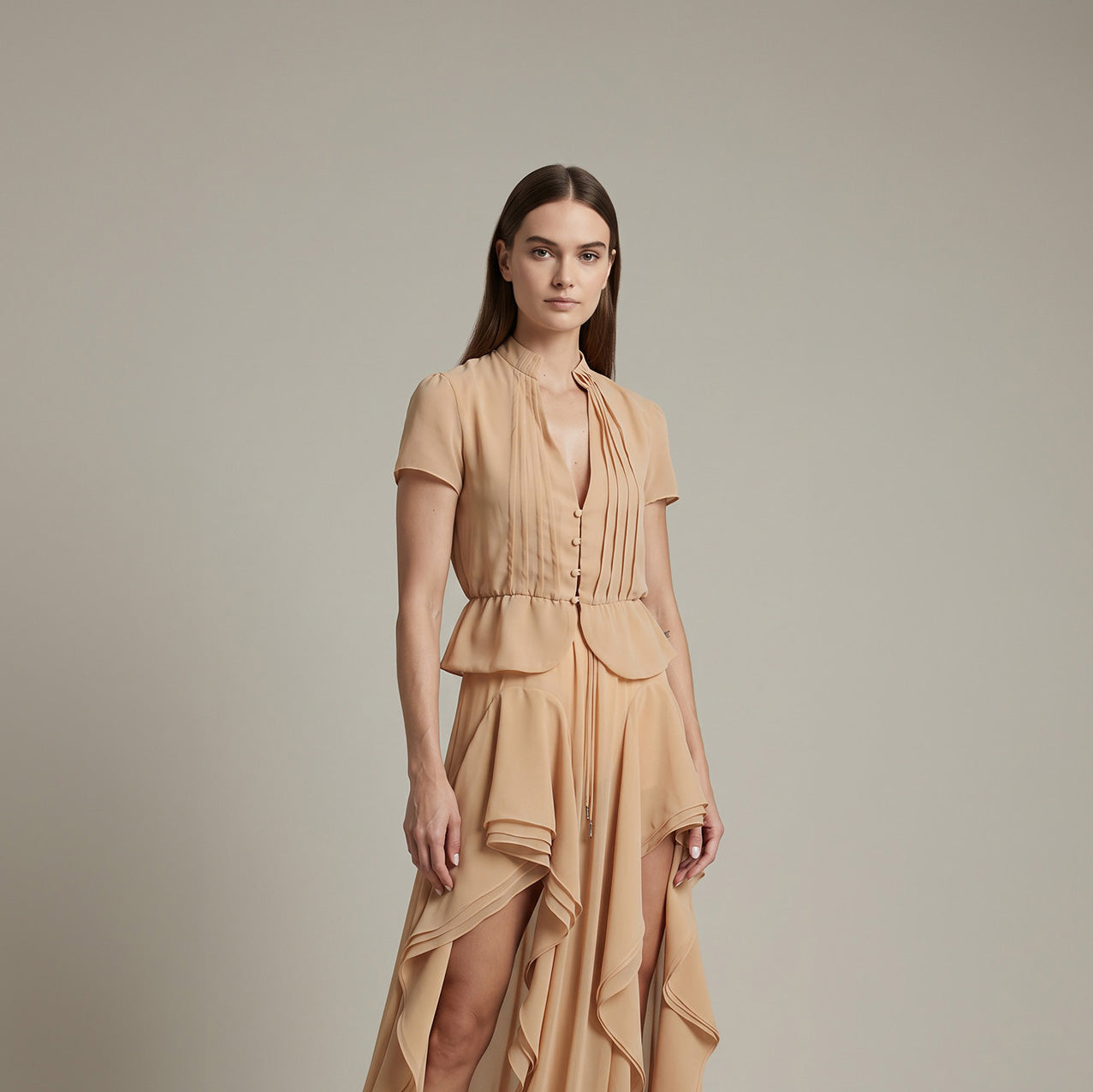 Blusa Ise - Nude