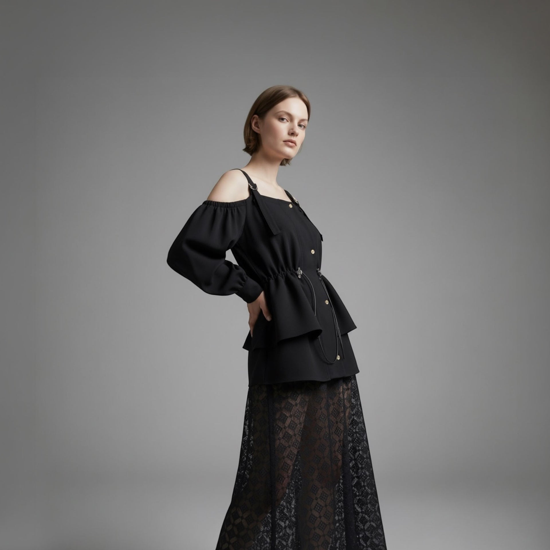 Blusa Gueriny - Preto