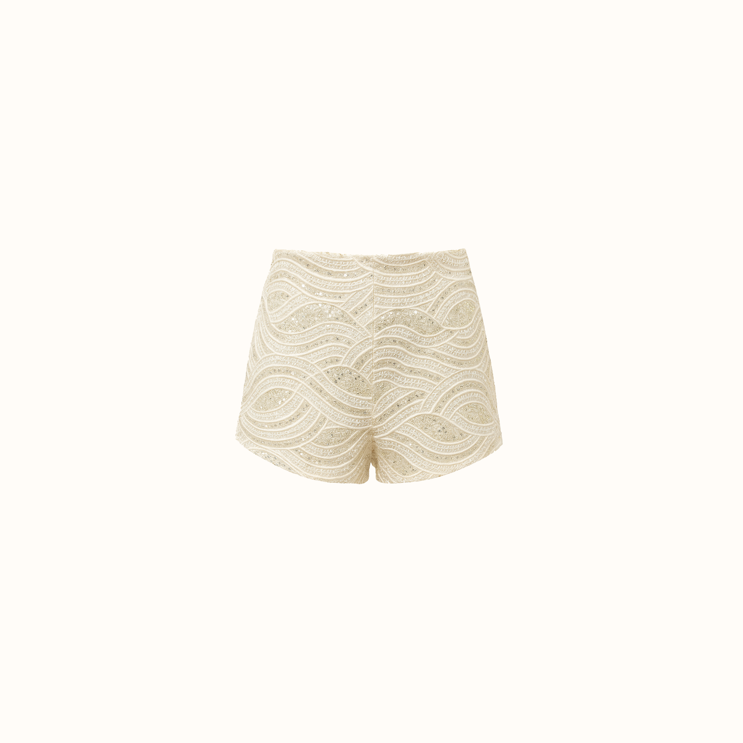 Hotpant Zaiden - Off Bordado Folhas