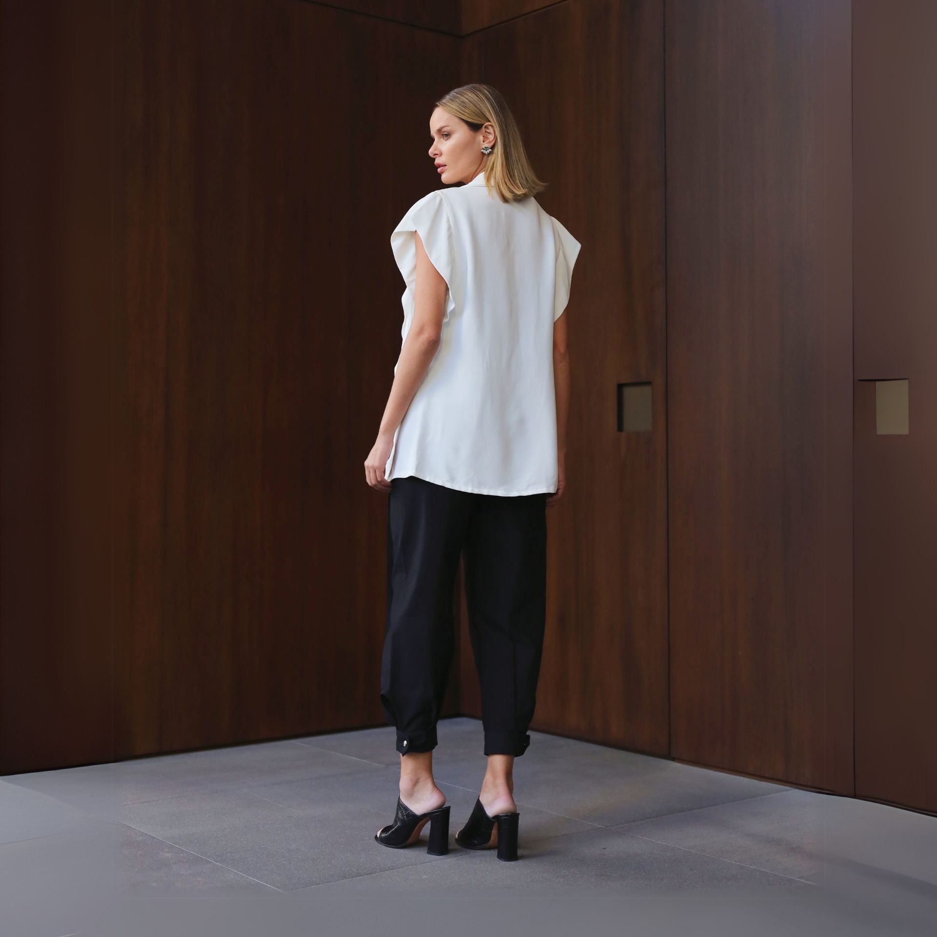 Camisa Laje - Off Crepe