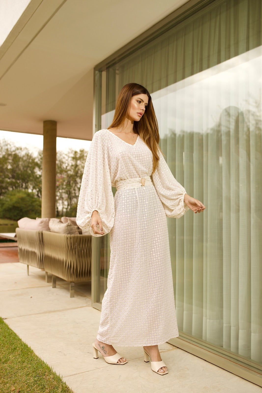 Vestido Elro - Off Brilho