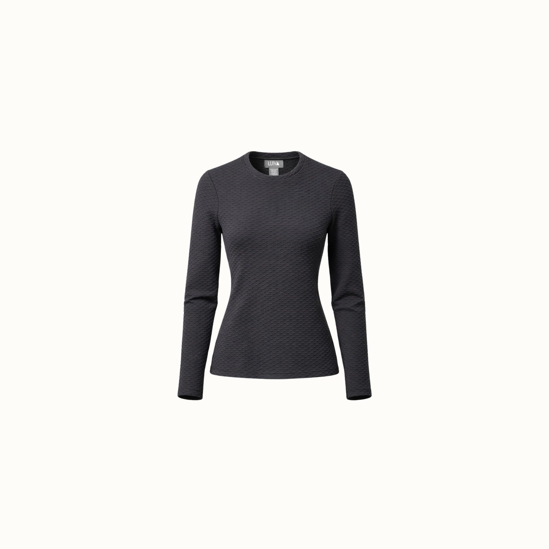 Blusa Bonfin - Malha Trama Preto