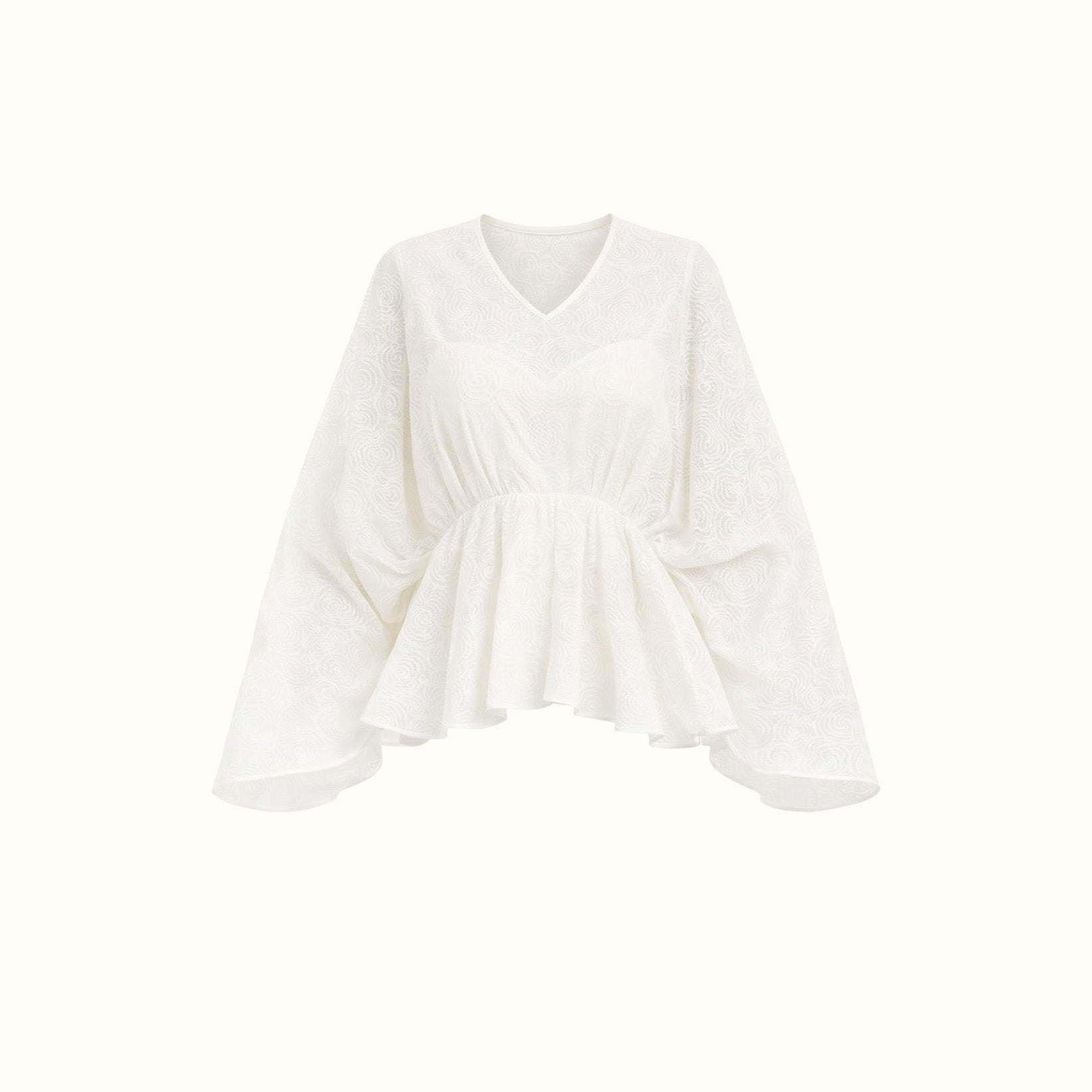 Blusa Humy - Off Bordado