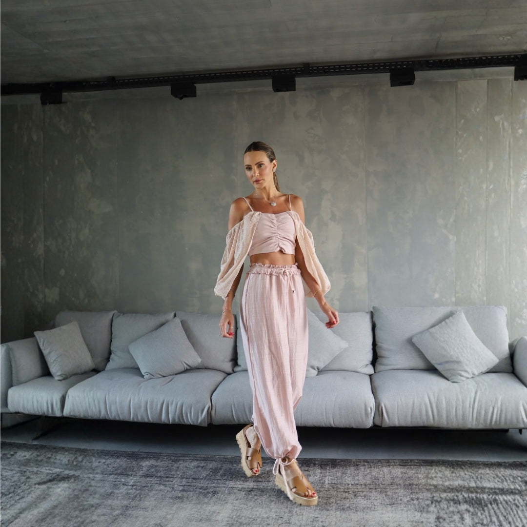 Blusa Deka - Rose Bordado