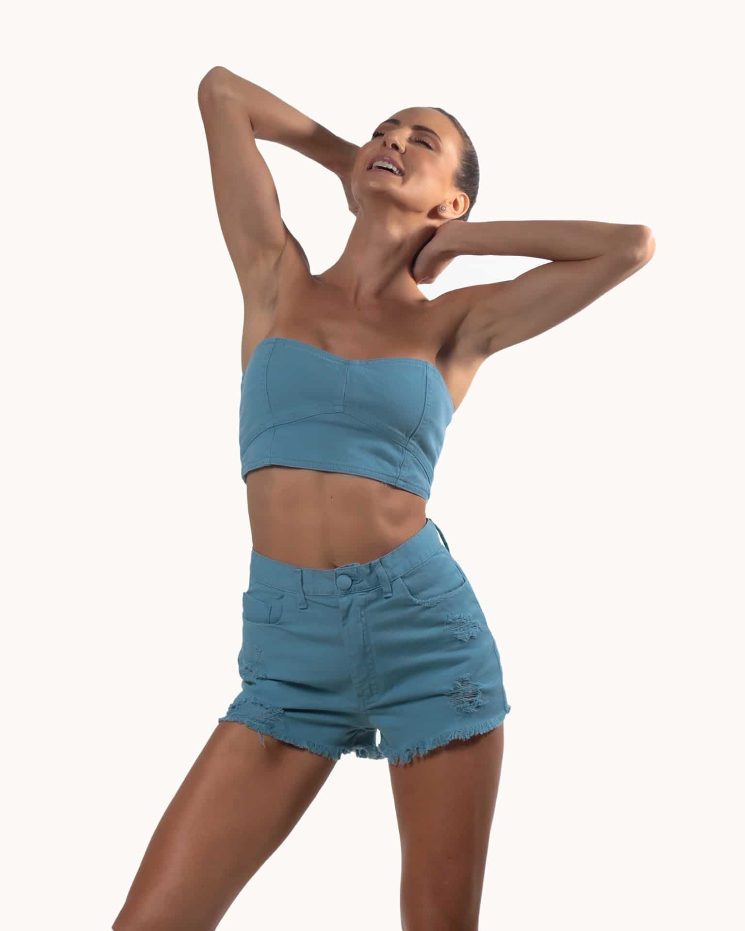 Cropped Jeans Luty - Azul