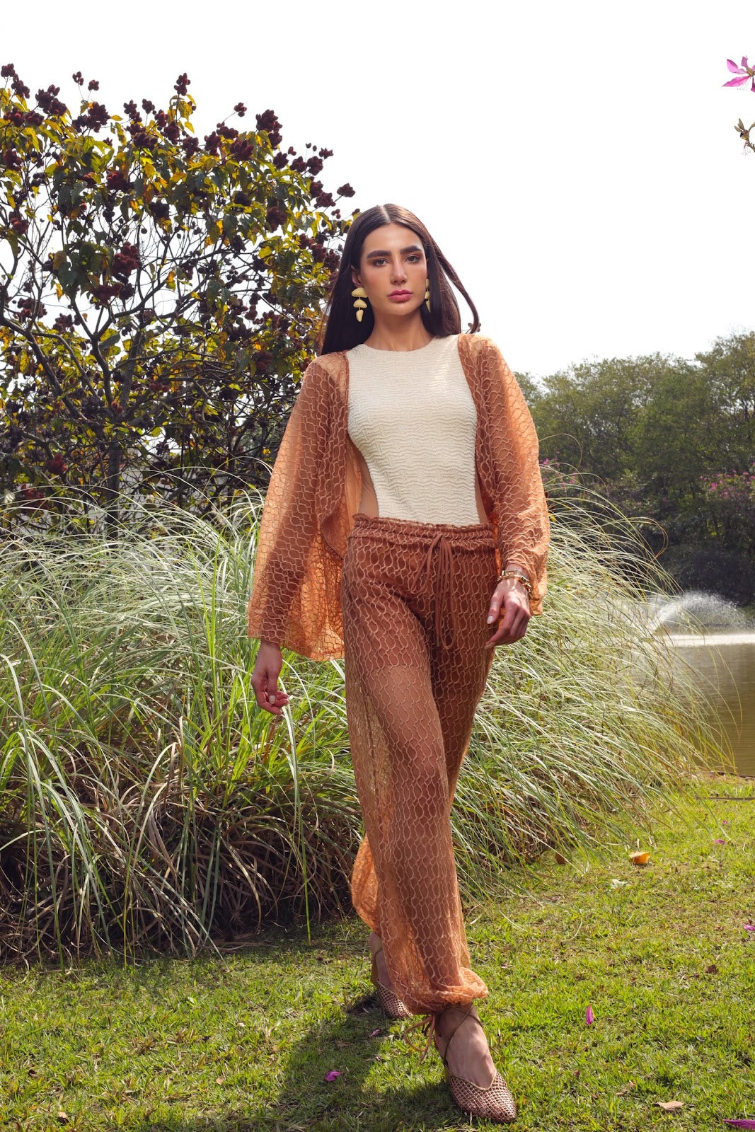 Calça Ony - Pecan Tule