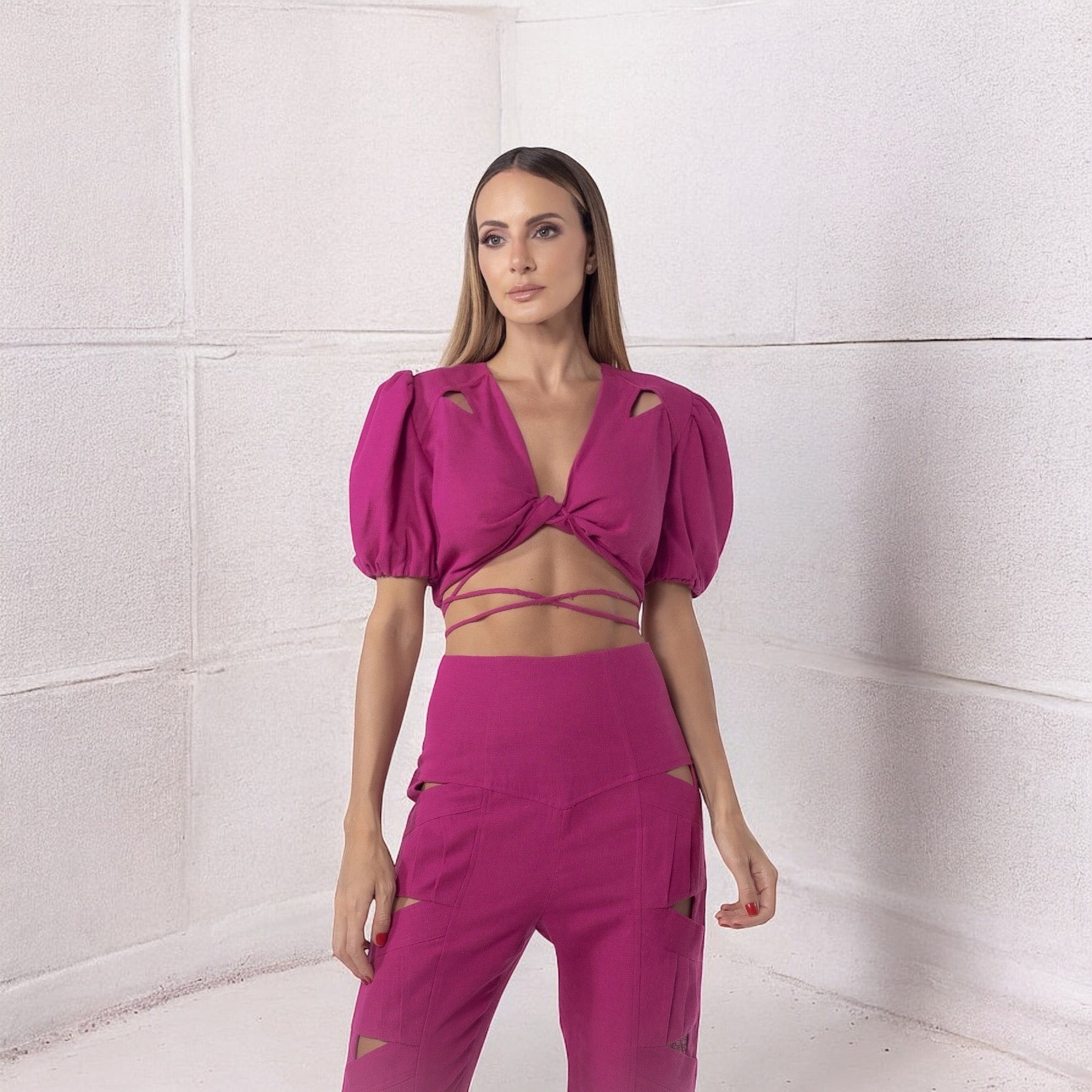 Cropped Lym - Rosa Purpura