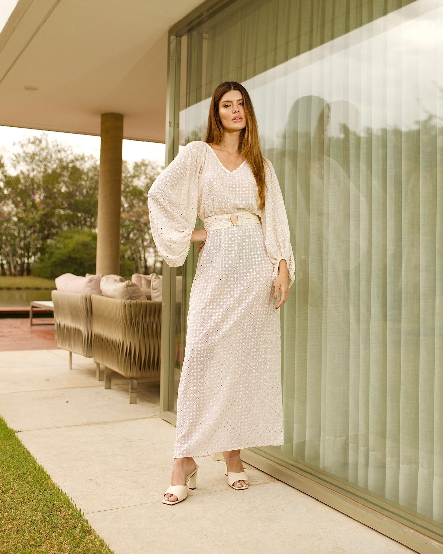 Vestido Elro - Off Brilho