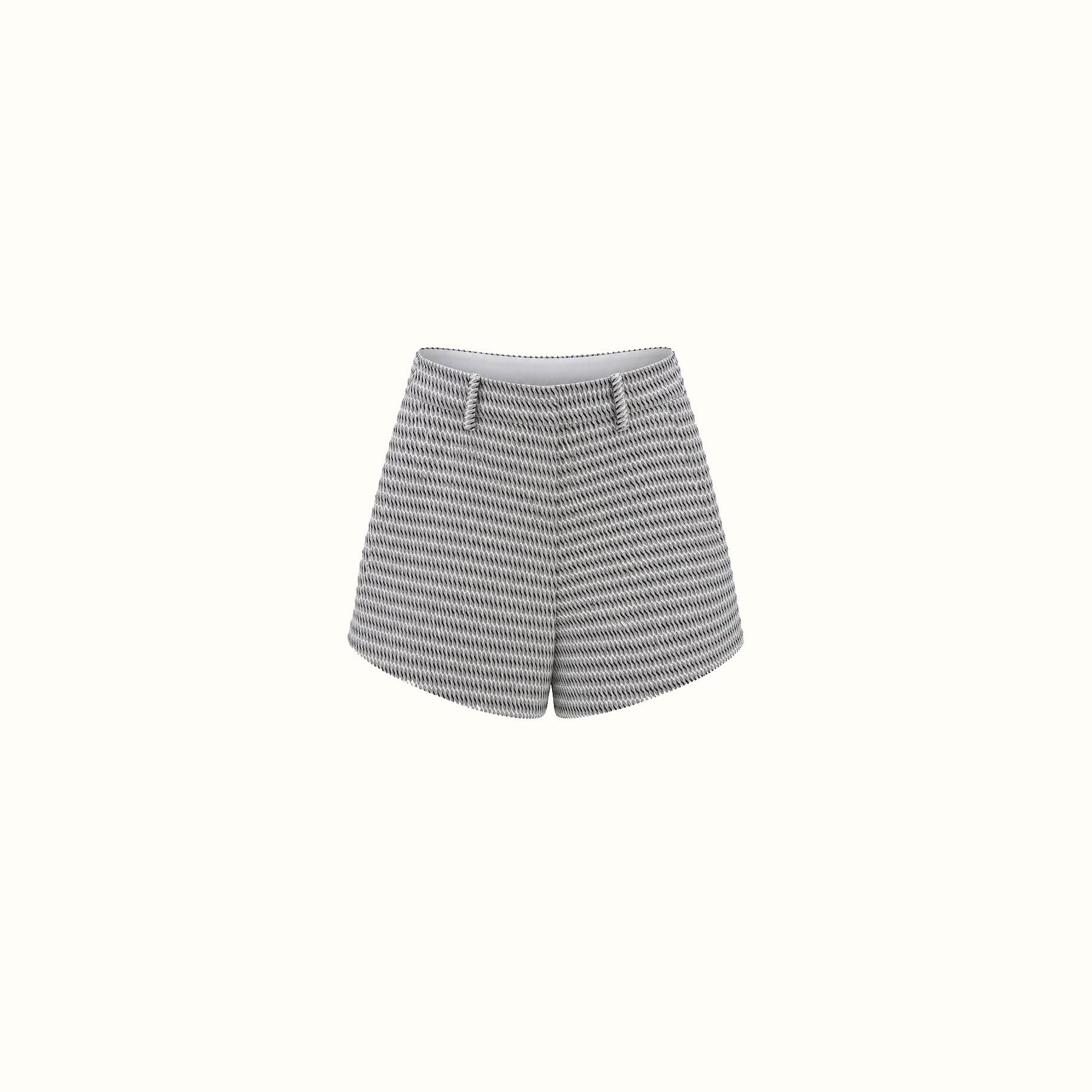 Shorts Voti - Marinho Jacquard 3D