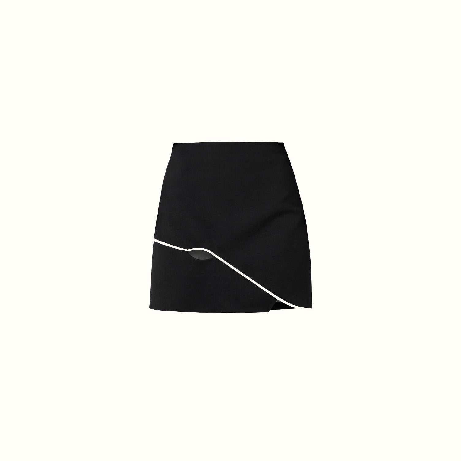 Saia Curta Ganda - Preto