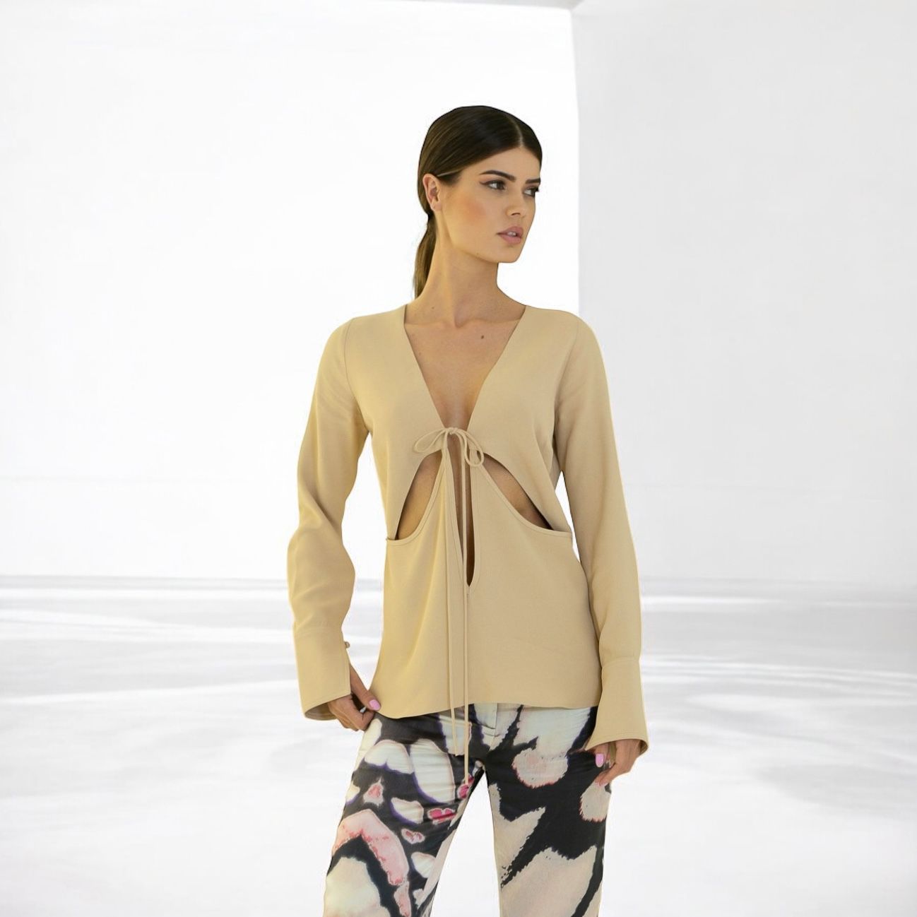 Blusa Estela - Aveia