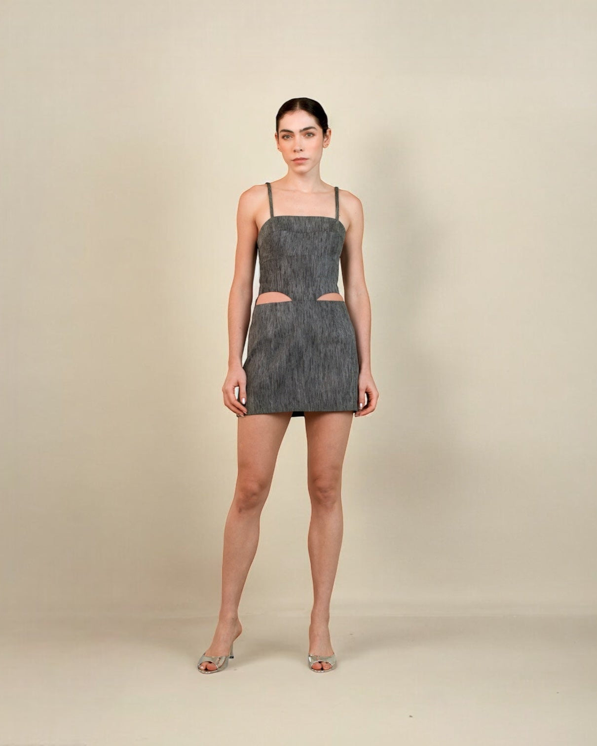 Vestido Apolo - Cinza Stone