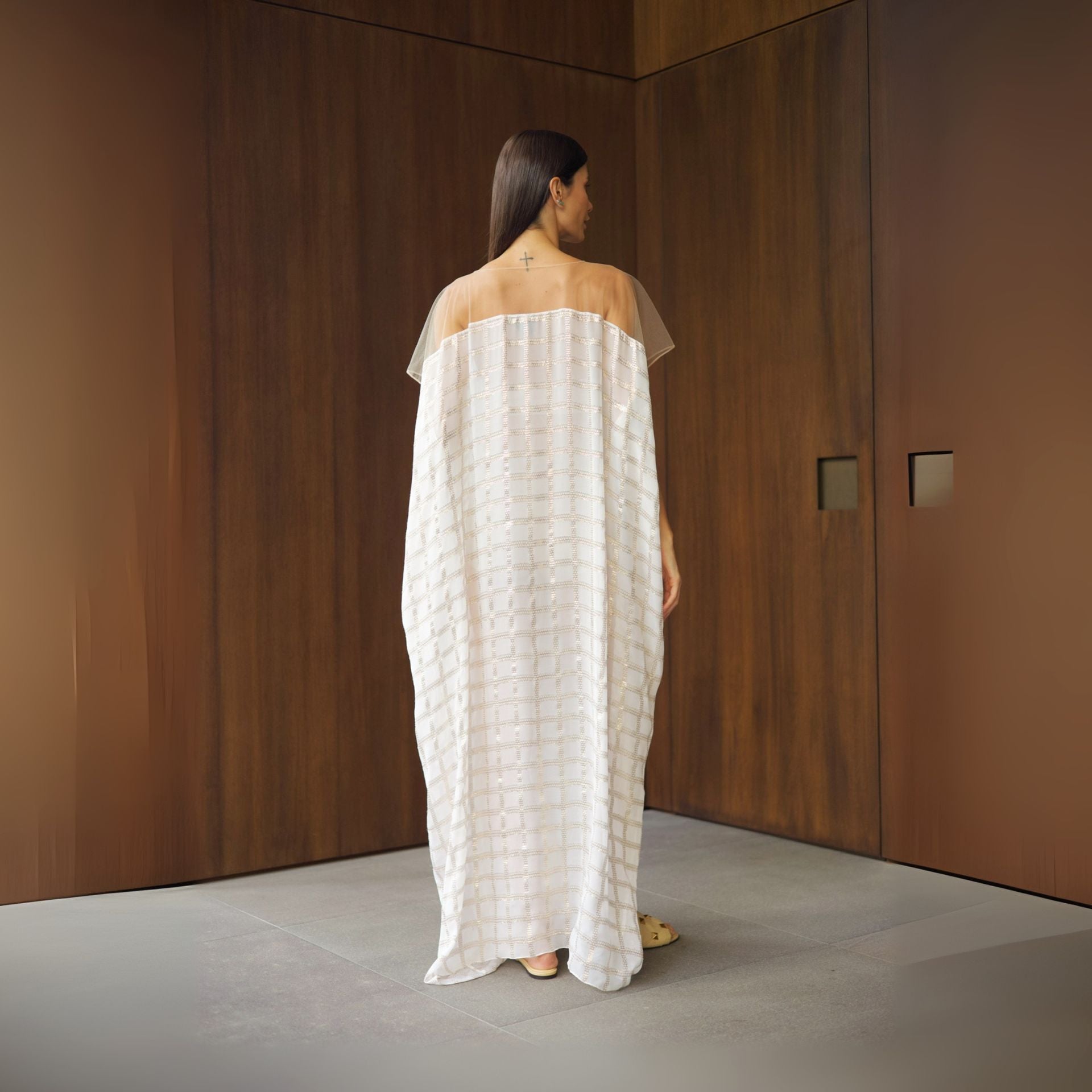 Vestido Isabelly - Rosa Bebe Xadrez