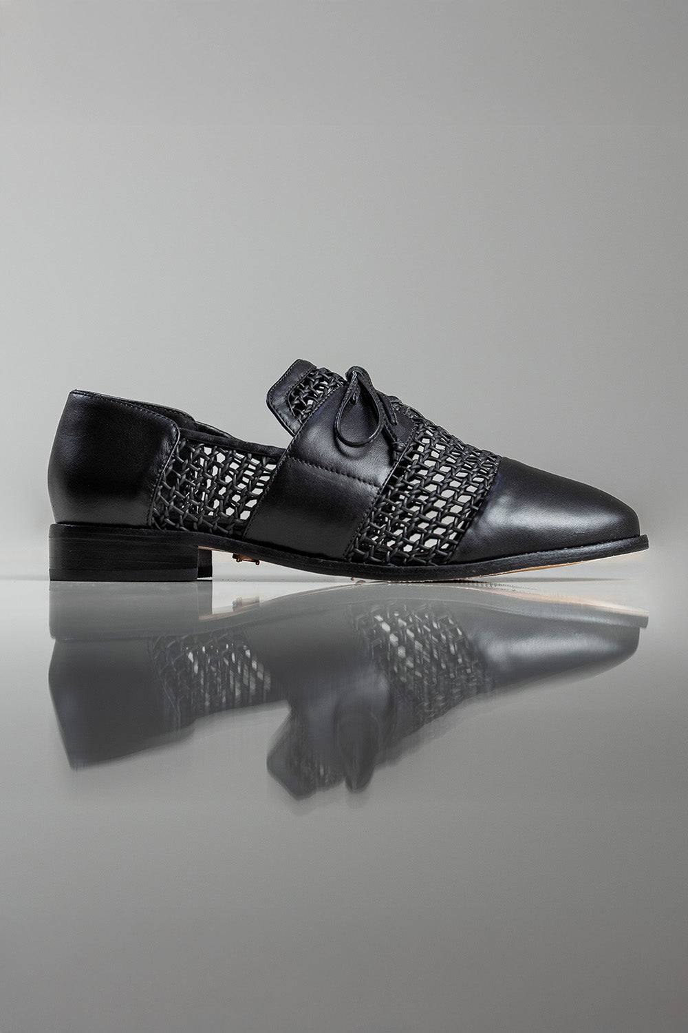 OXFORD MARIA CLARA - COURO PRETO