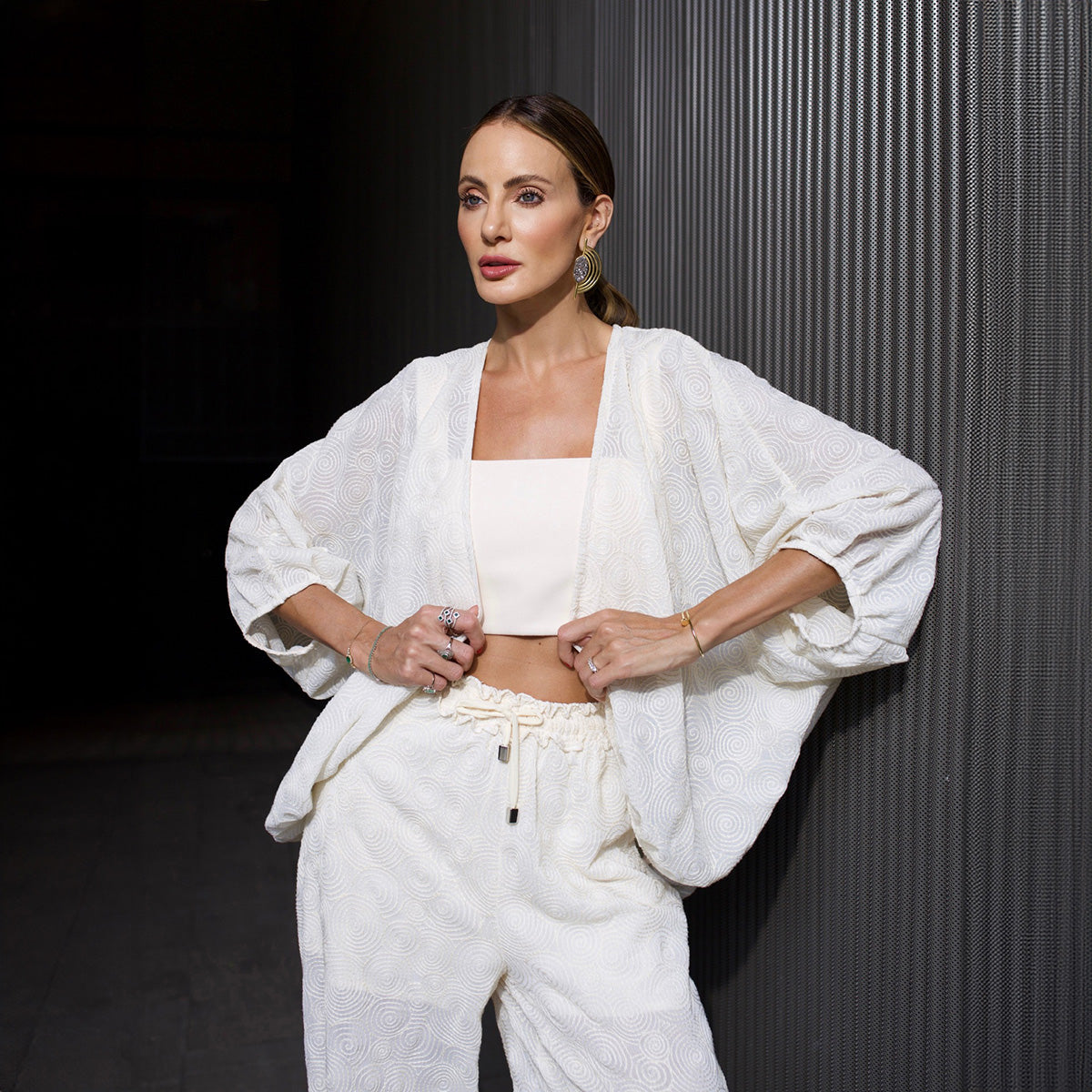 Kimono Florancia - Off Bordado