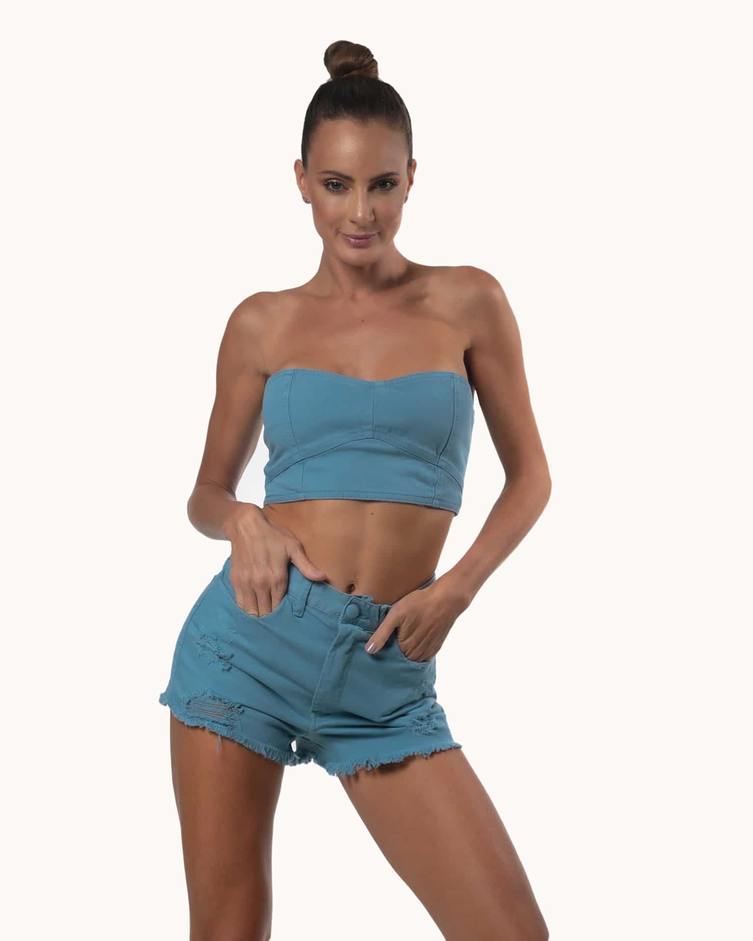 Cropped Jeans Luty - Azul