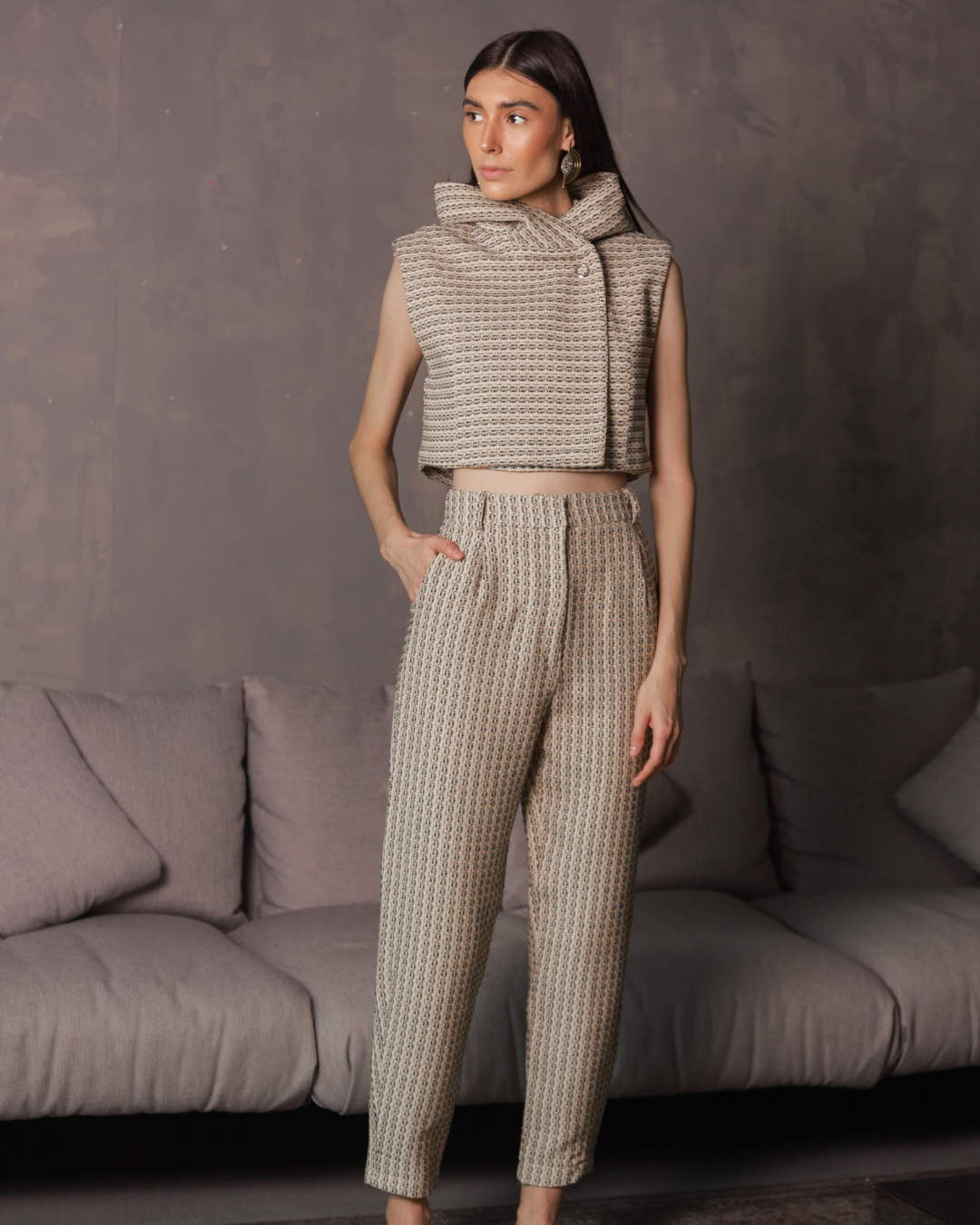 Calça Rady - Tweed Verde