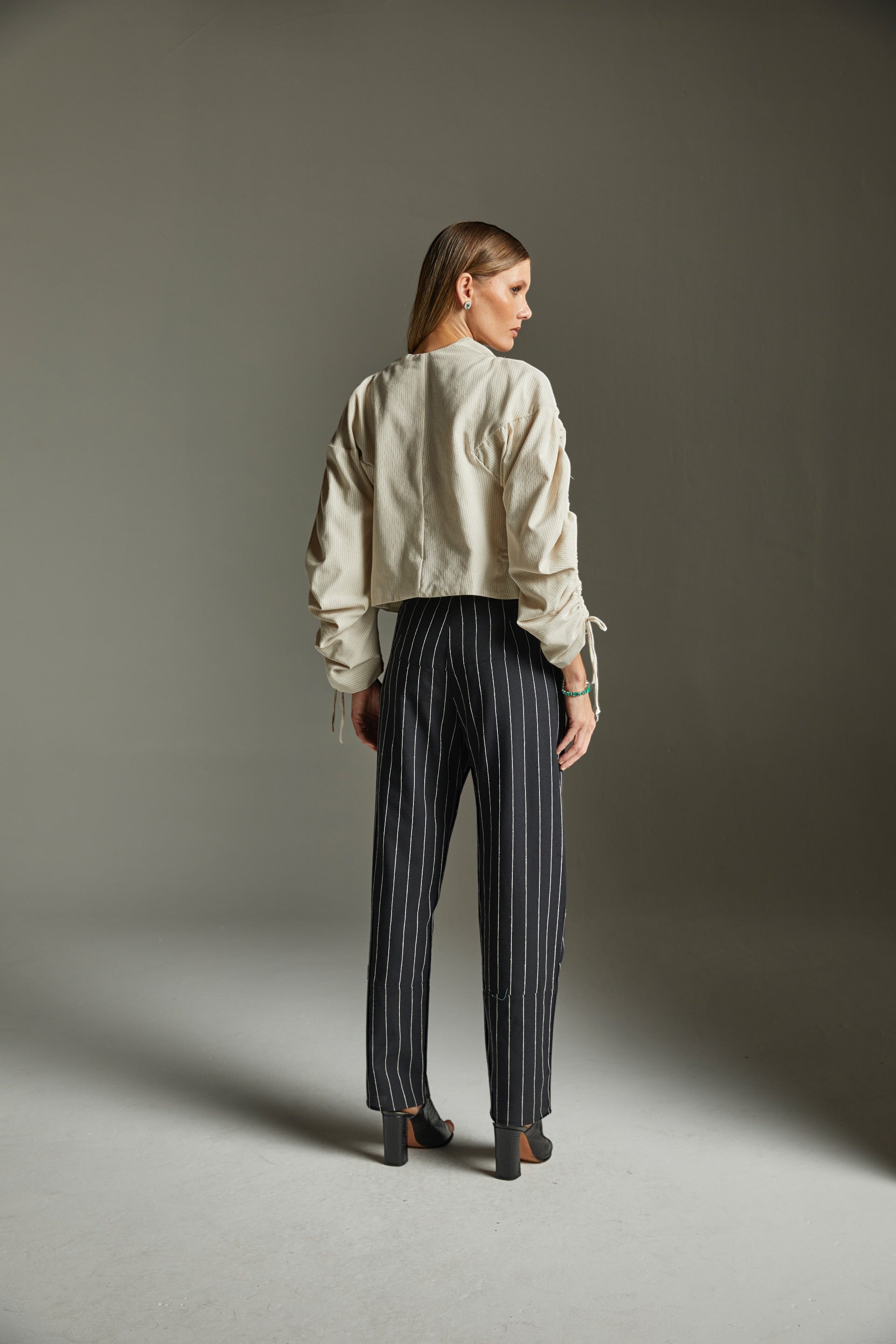 Calça Azilis - Preto Listras