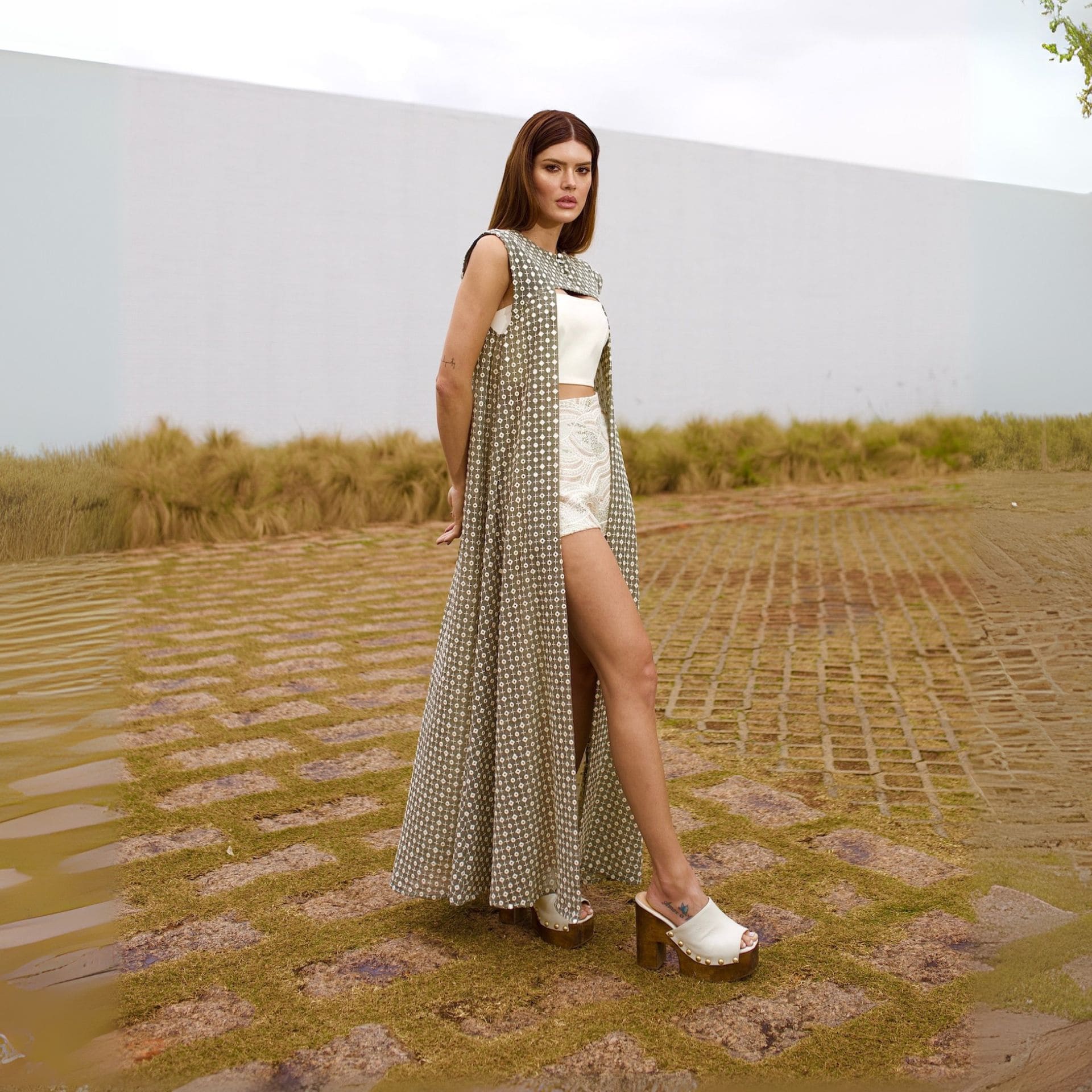 Vestido Calda - Verde Brilho