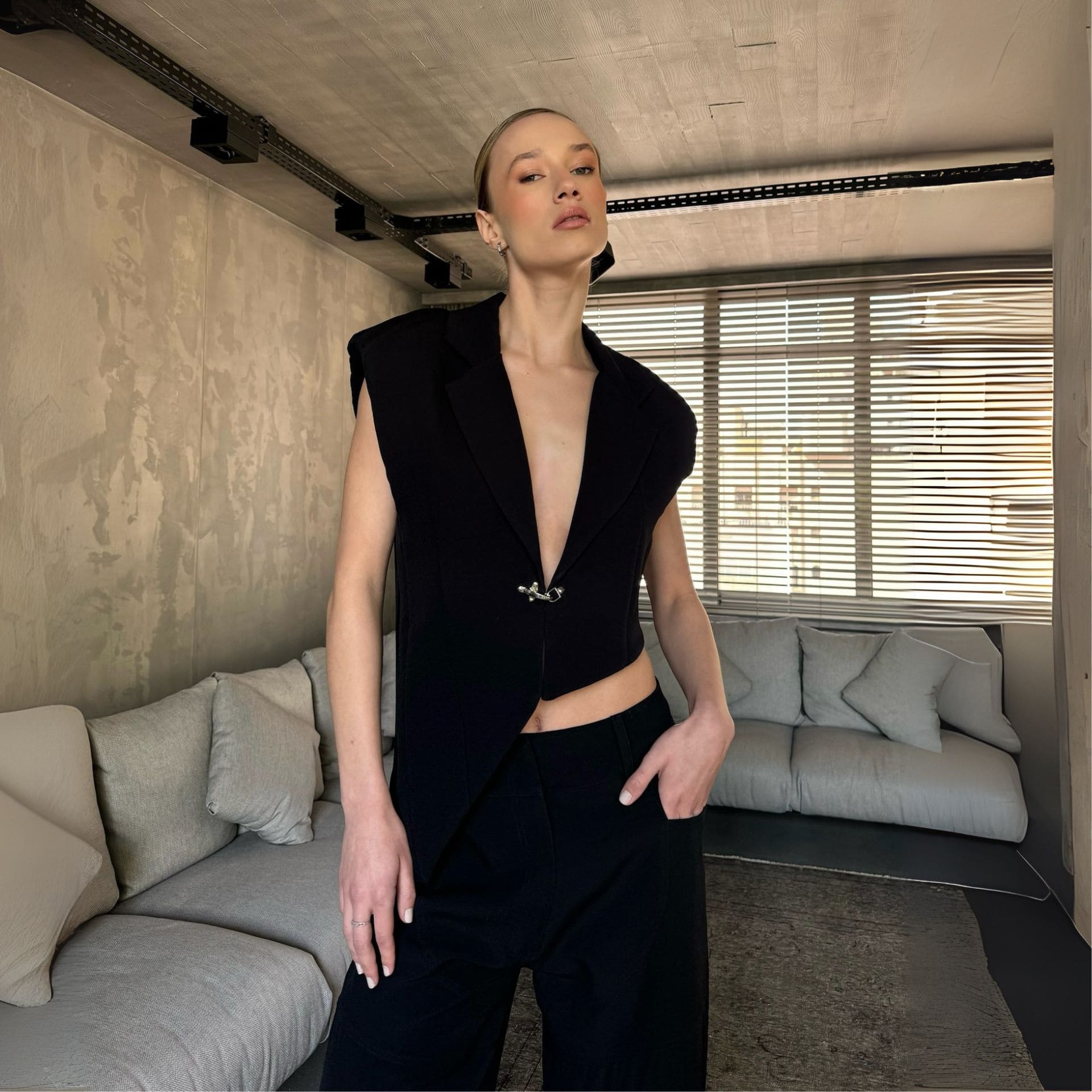 Colete Alexandra - Preto