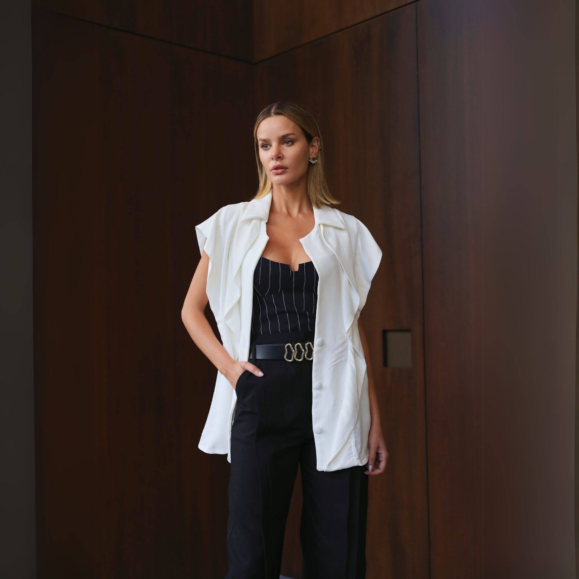 Camisa Laje - Off Crepe