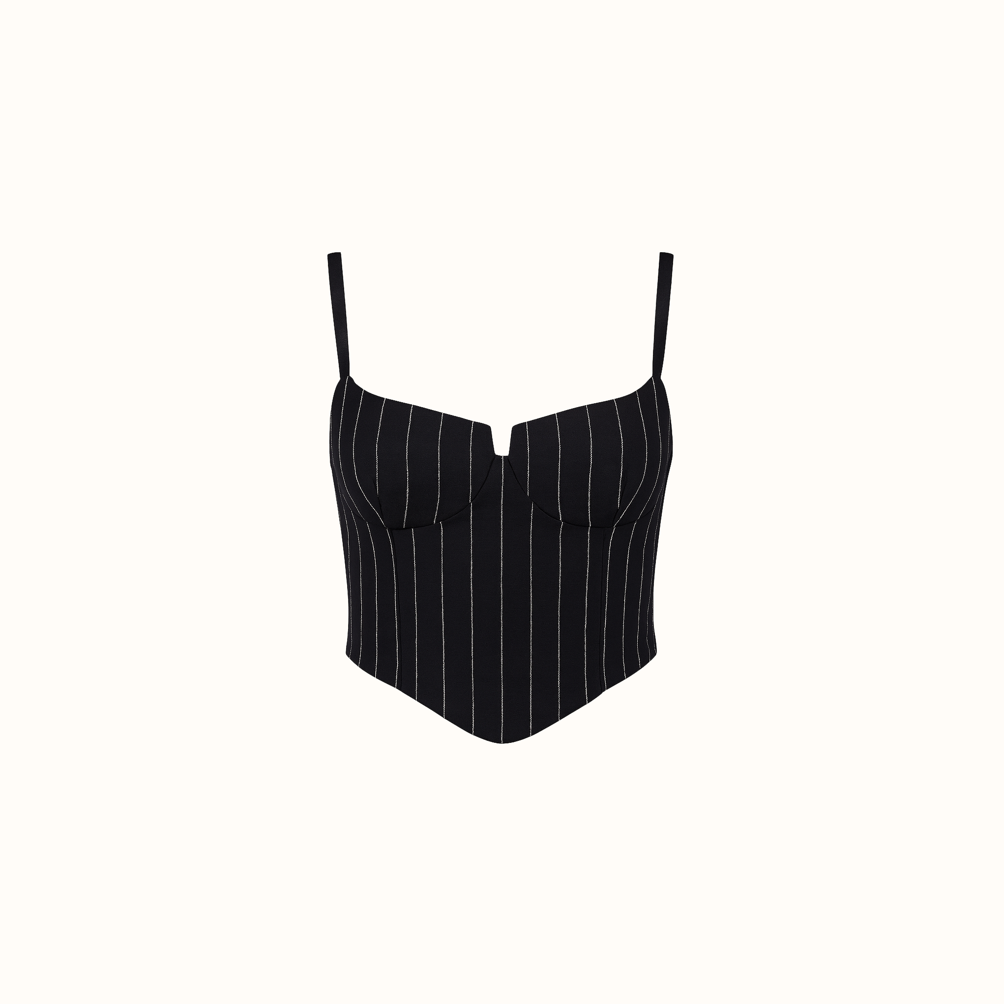 Cropped Aricle - Preto Listras