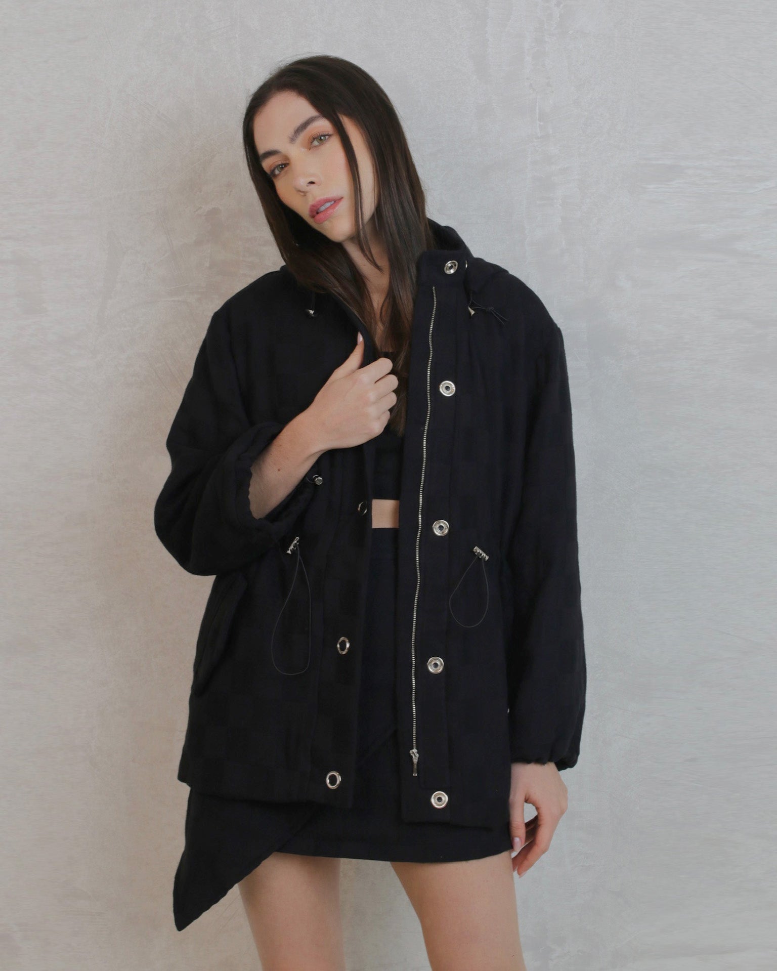 Parka Adina - Preto