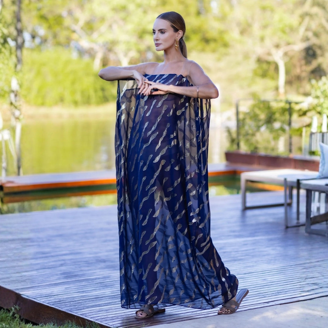 Vestido Isabelly - Marinho