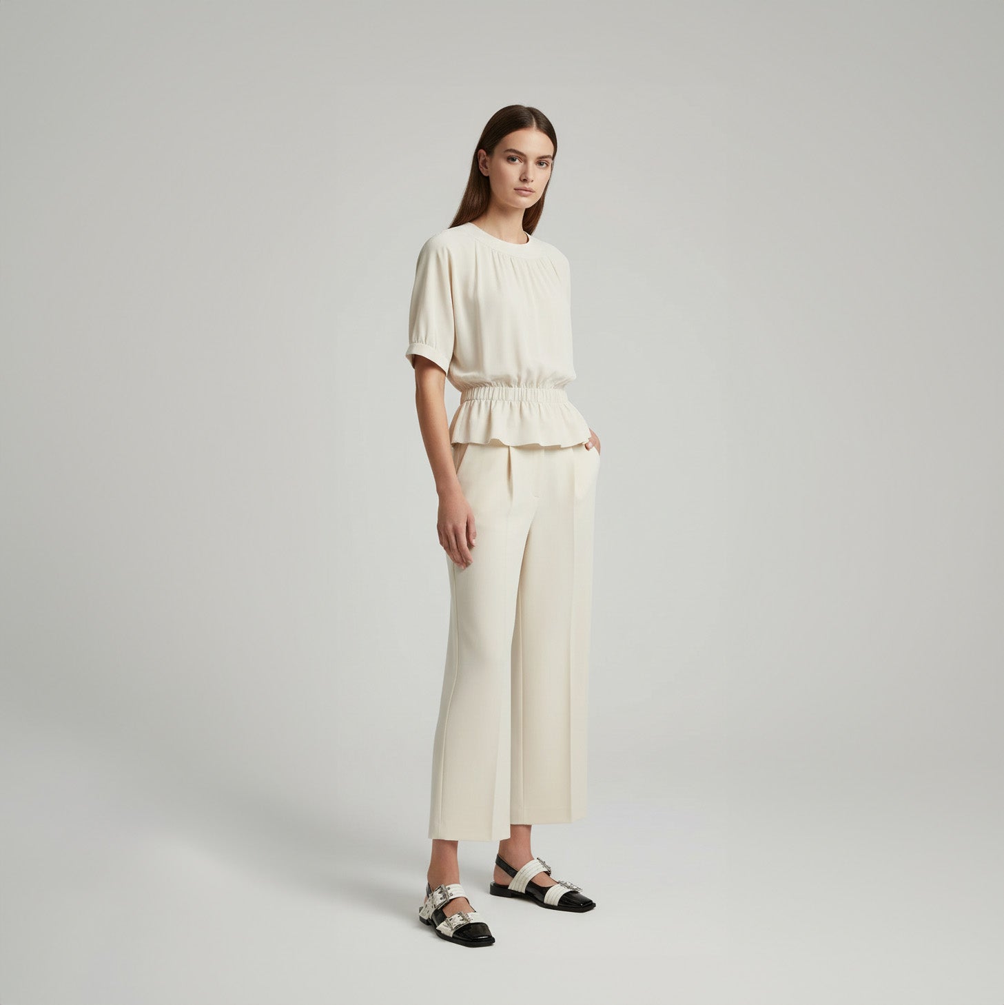 Calça Zeno - Marfim