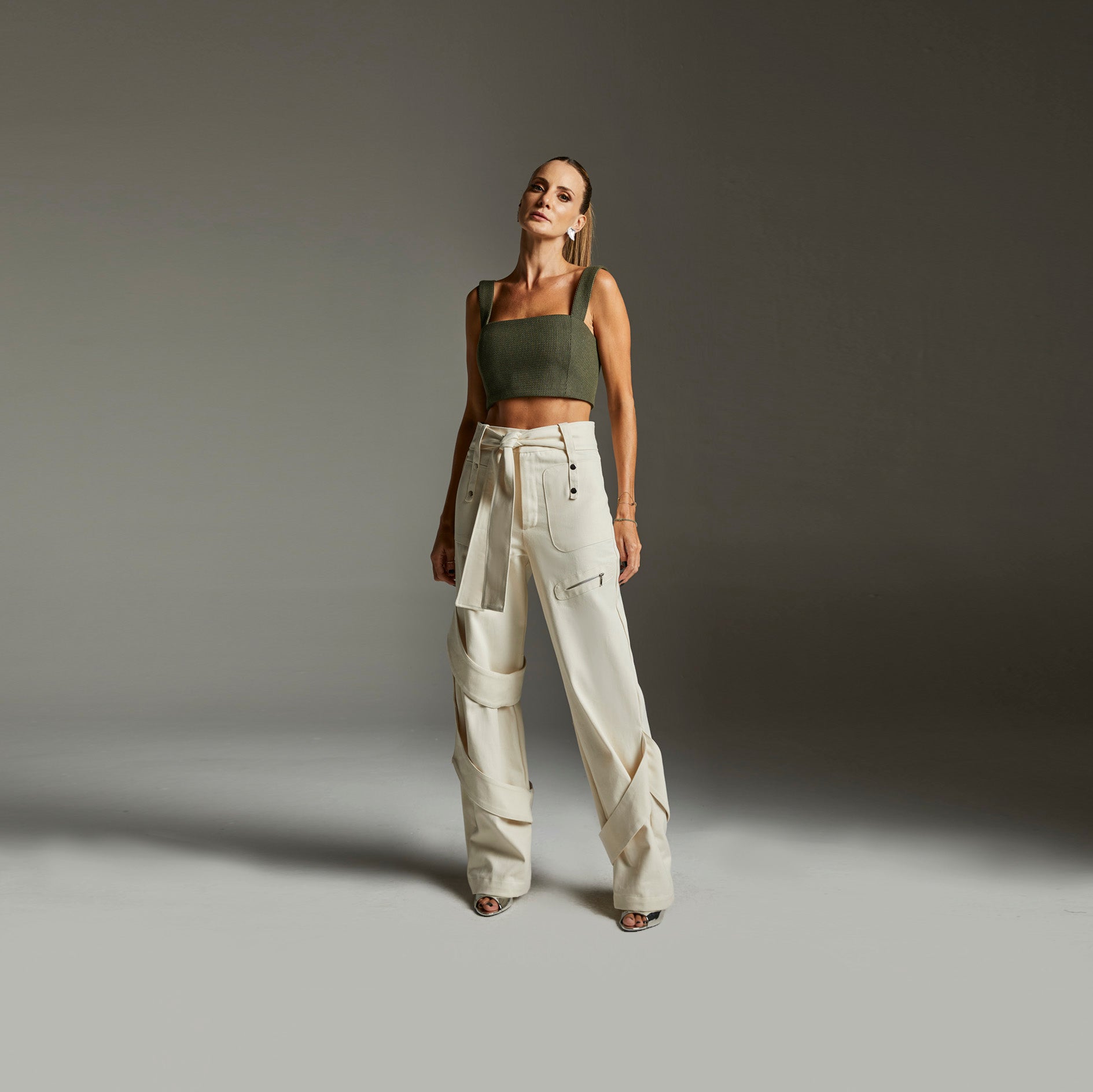 Calça Livia - Marfim Jeans