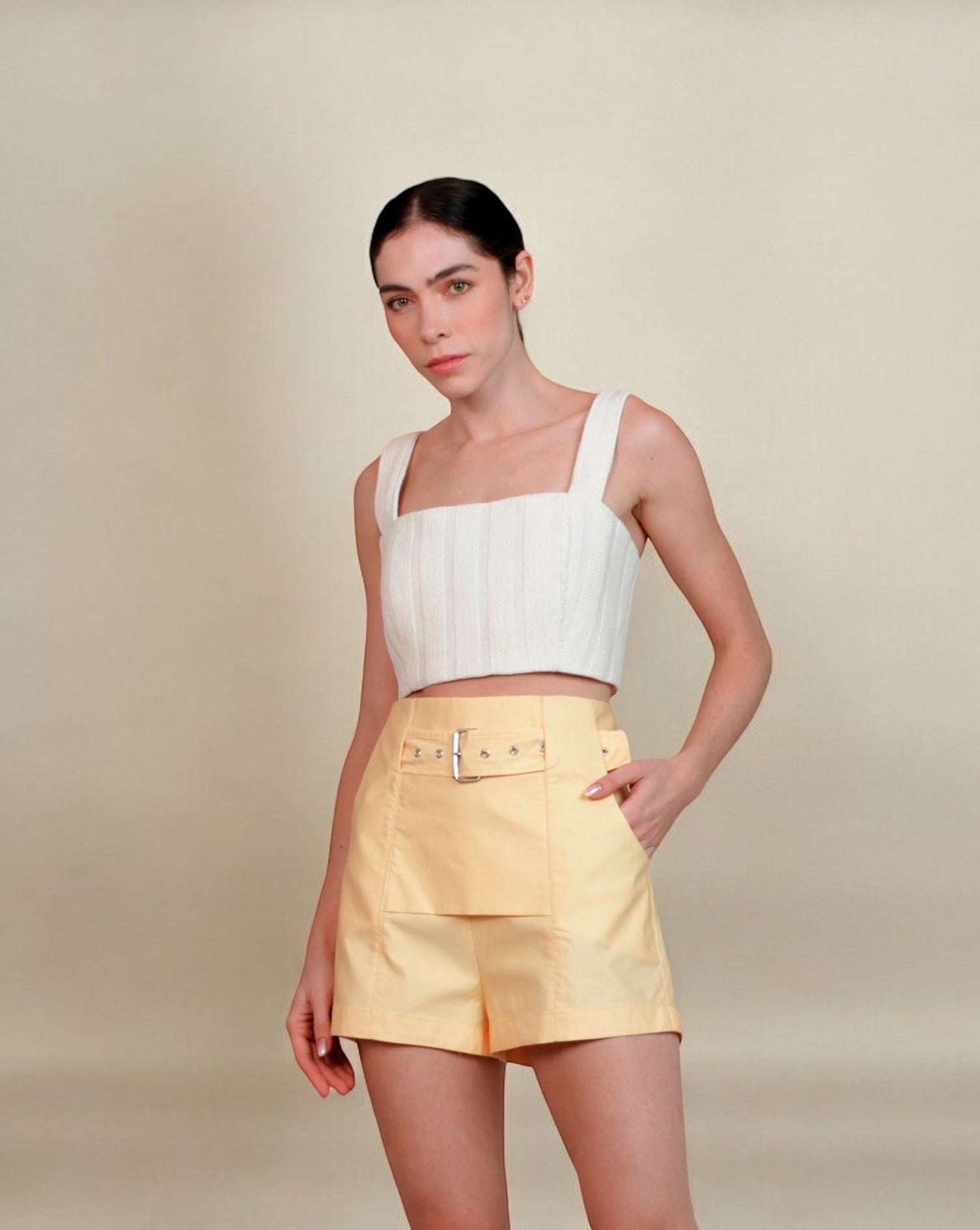 Shorts Margot - Amarelo