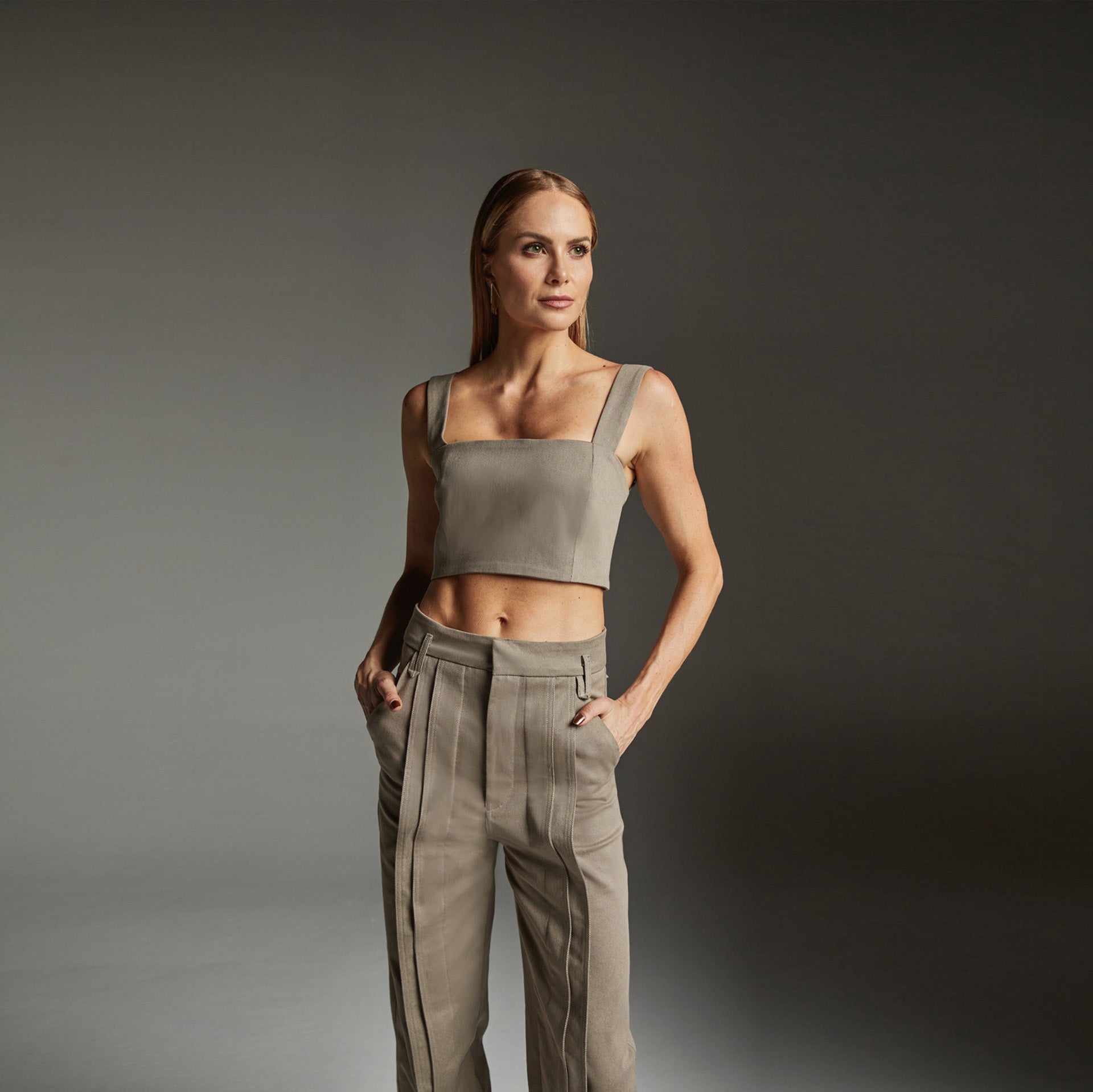 Cropped Coralina - Caqui