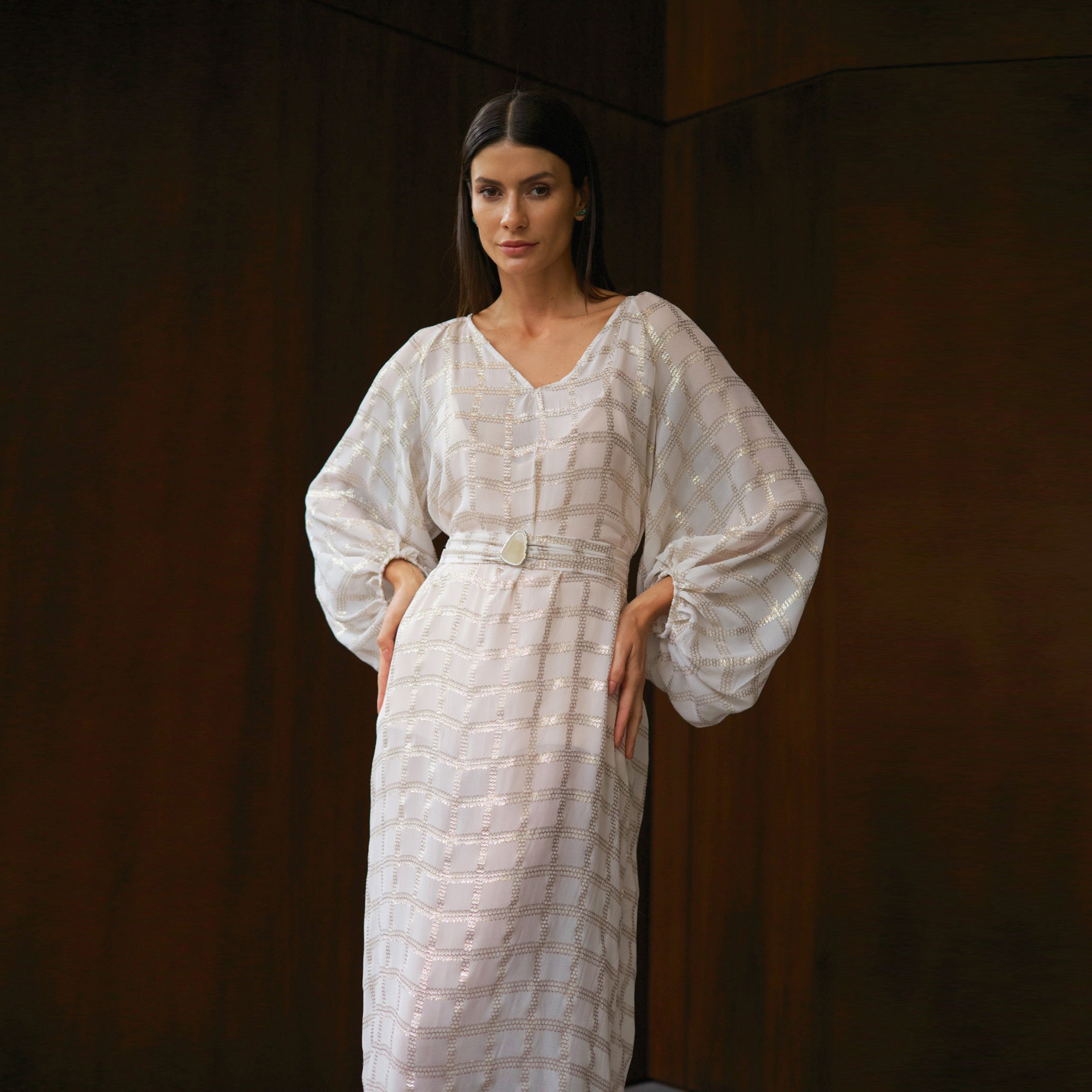 Vestido Elro - Rosa Bebe Xadrez