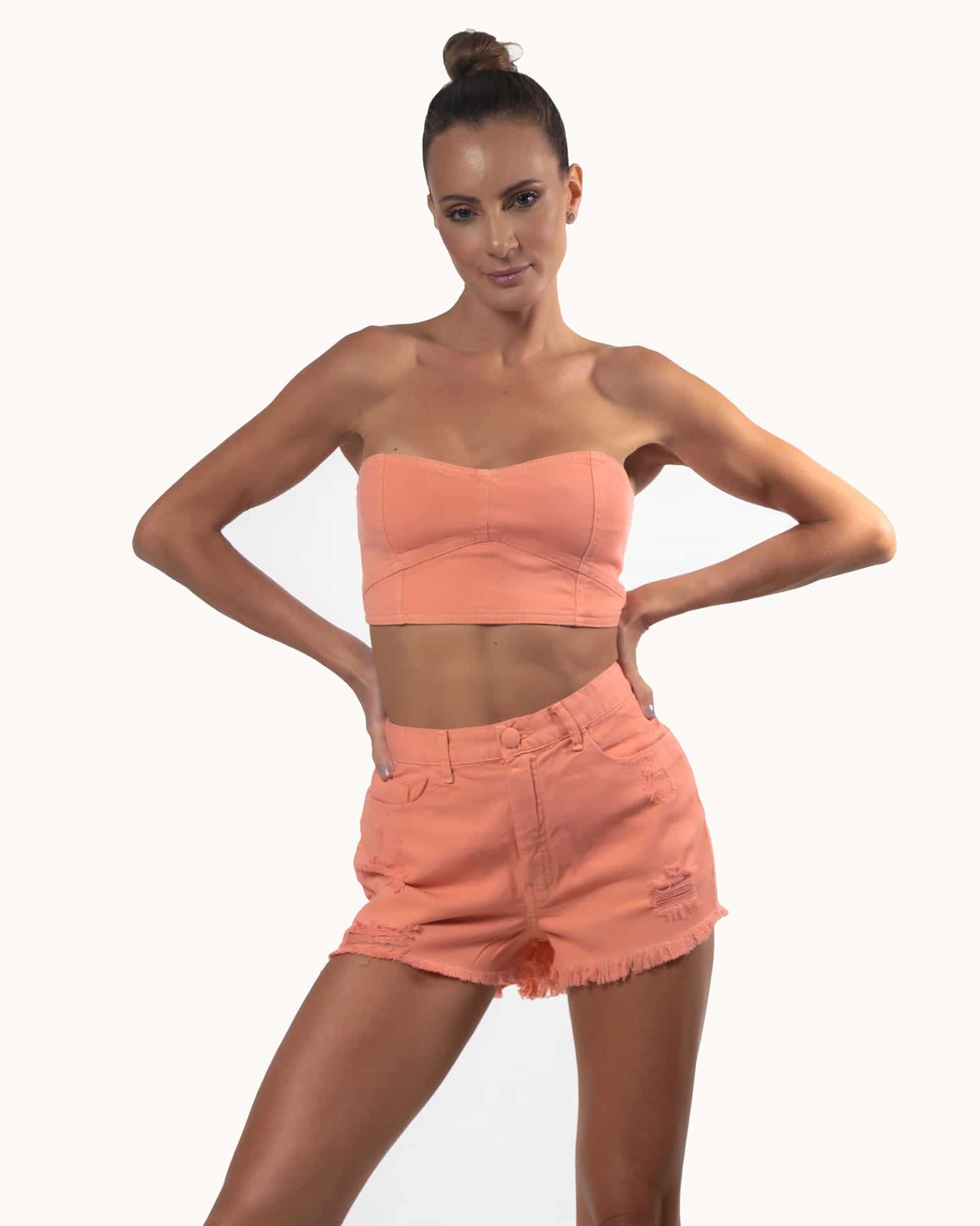 Cropped Jeans Luty - Rose