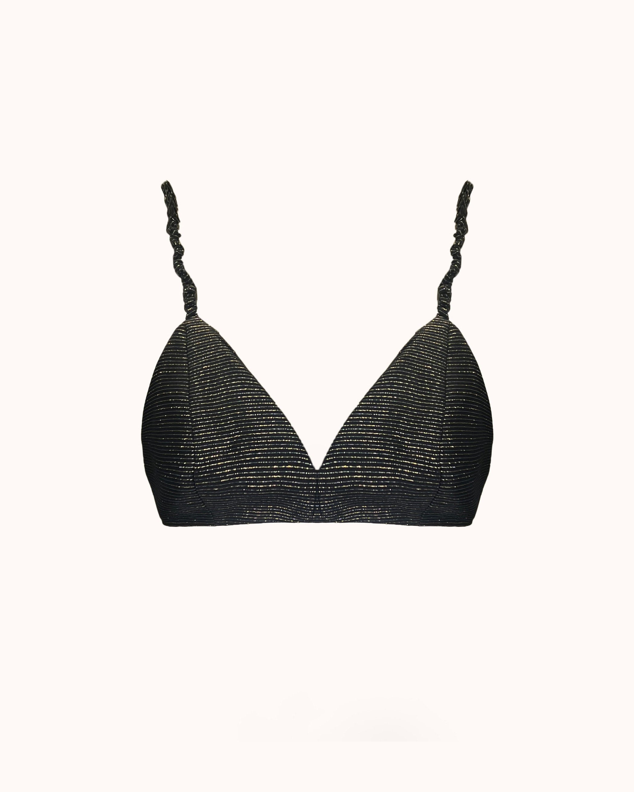 Cropped Dominga - Preto Lurex