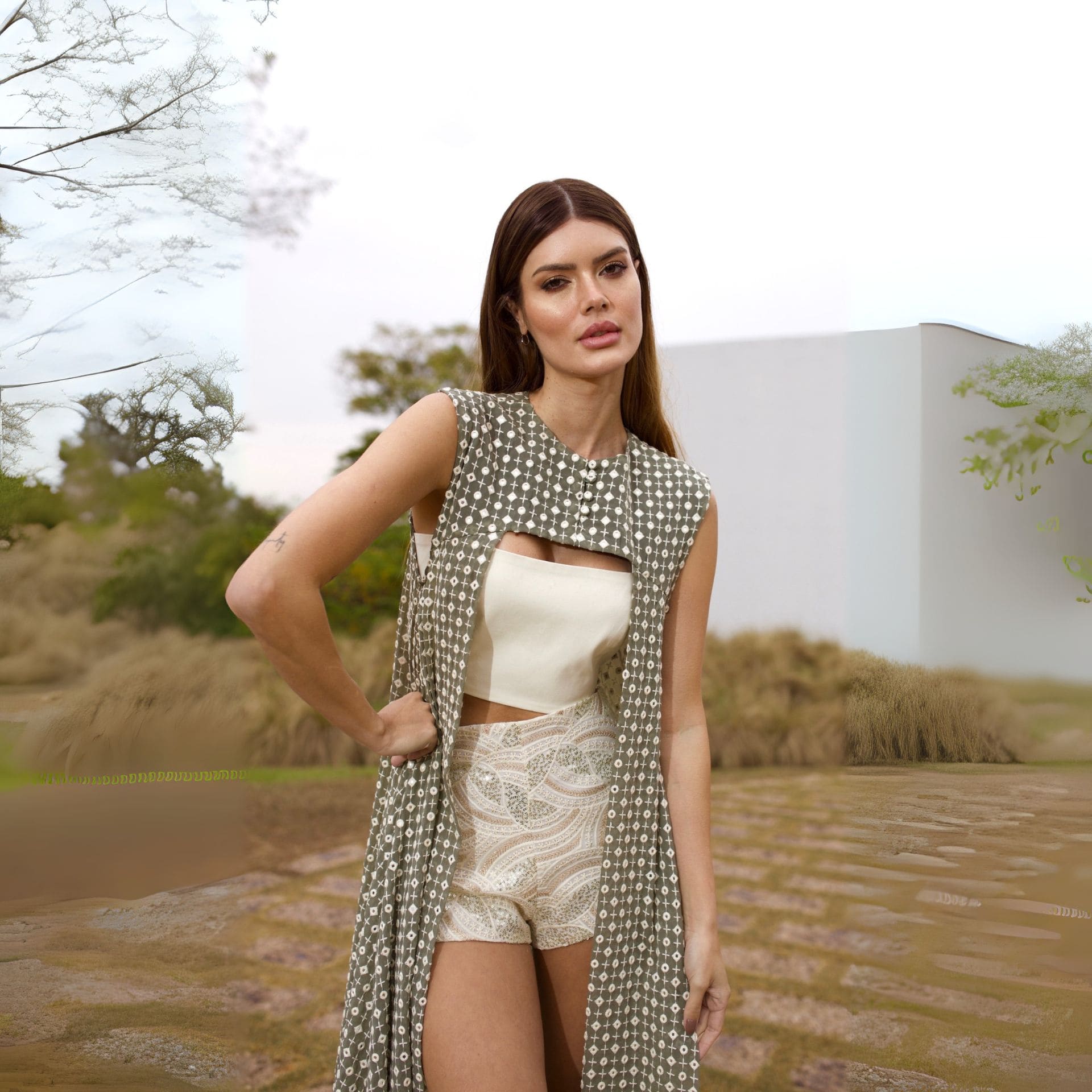 Vestido Calda - Verde Brilho