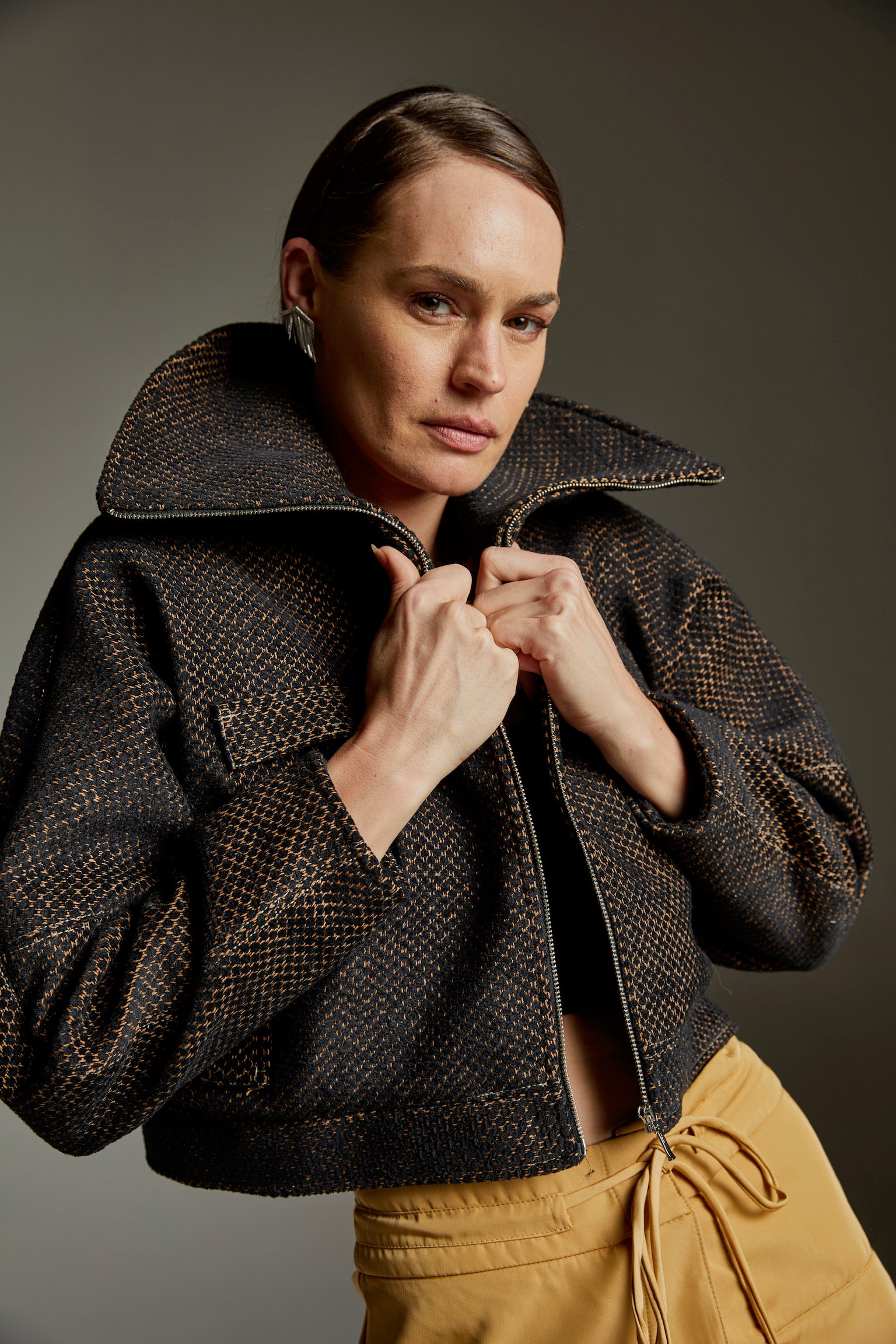 Jaqueta Vicenzo - Tweed Jacquard