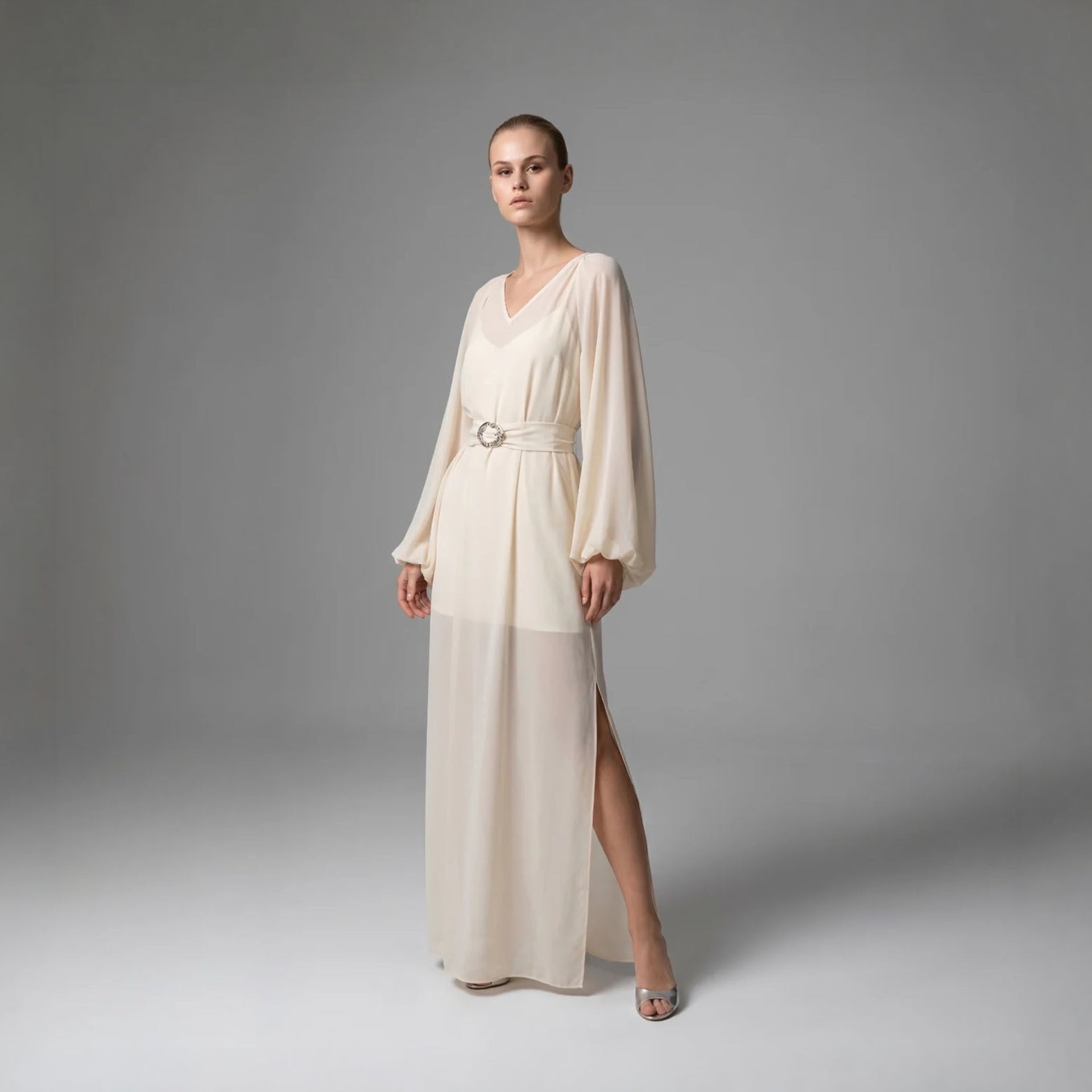Vestido Elro - Marfim
