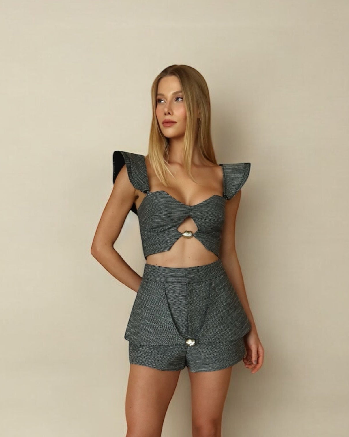 Cropped Glenda - Preto