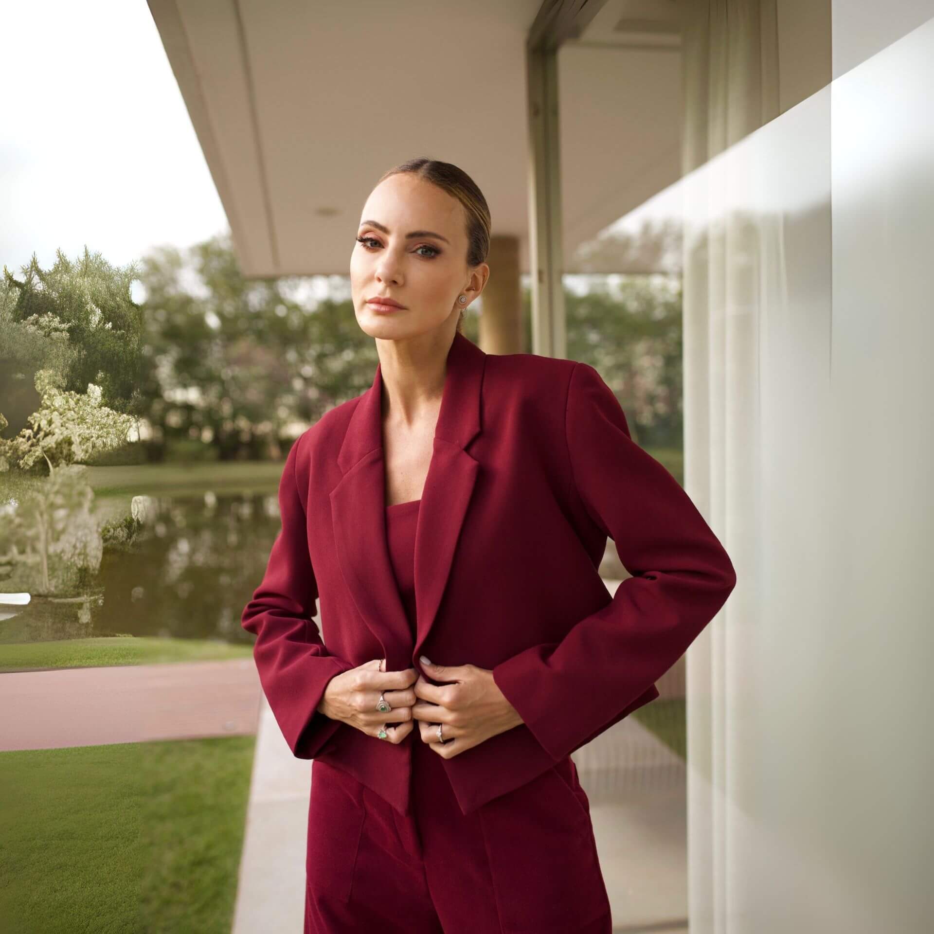 Blazer Clara - Bordo