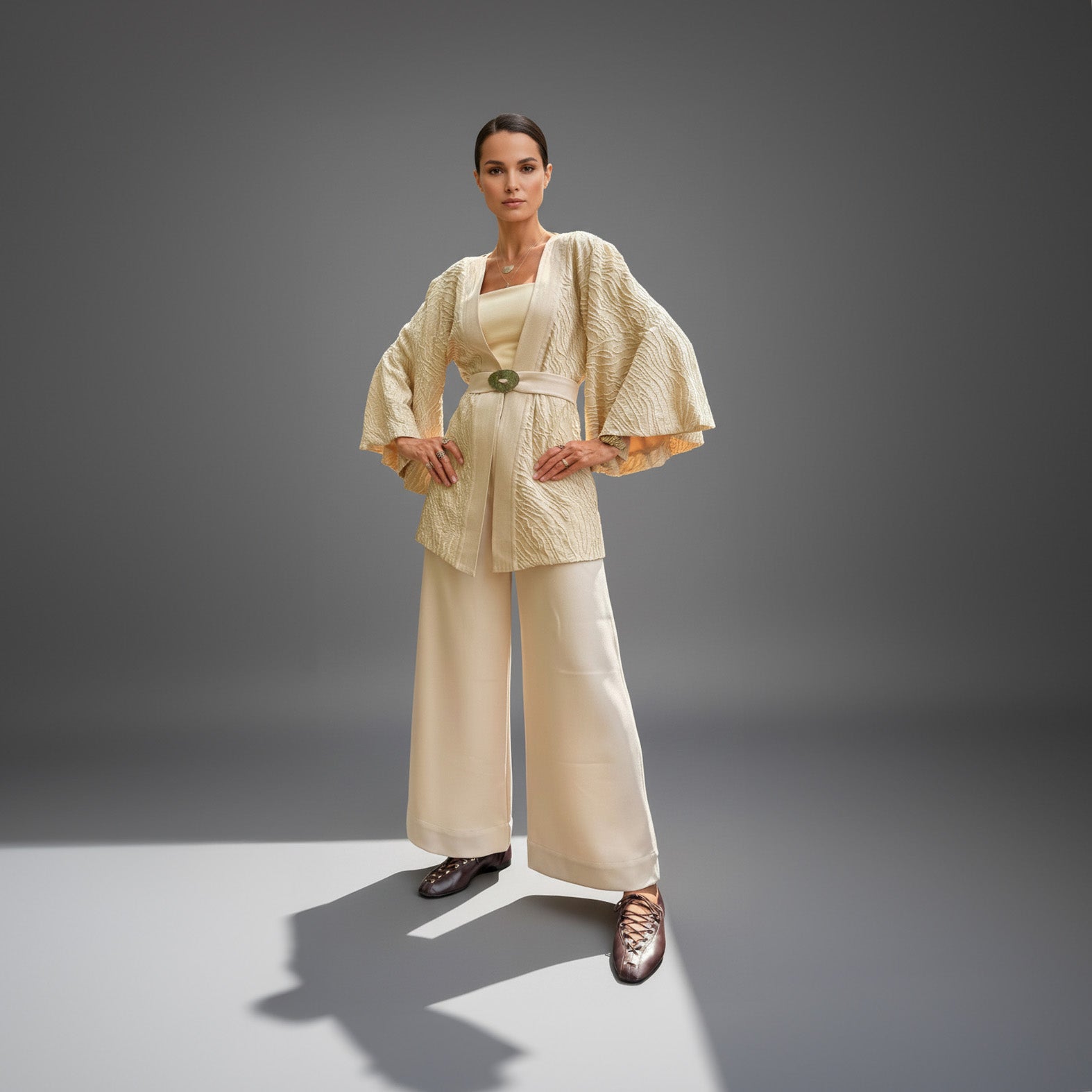 Kimono Julet - Marfim