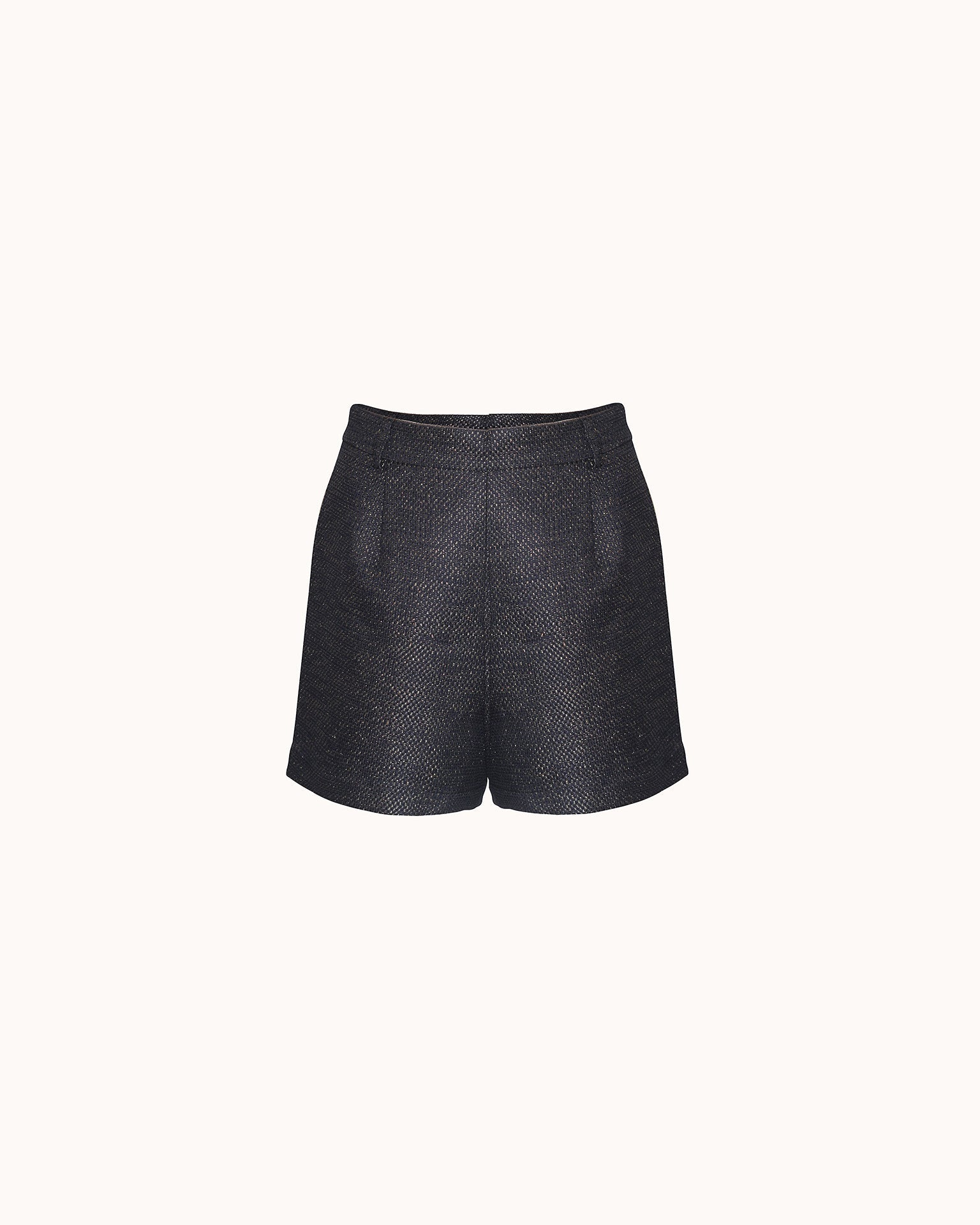 Shorts Zara - Tweed Azul Marinho