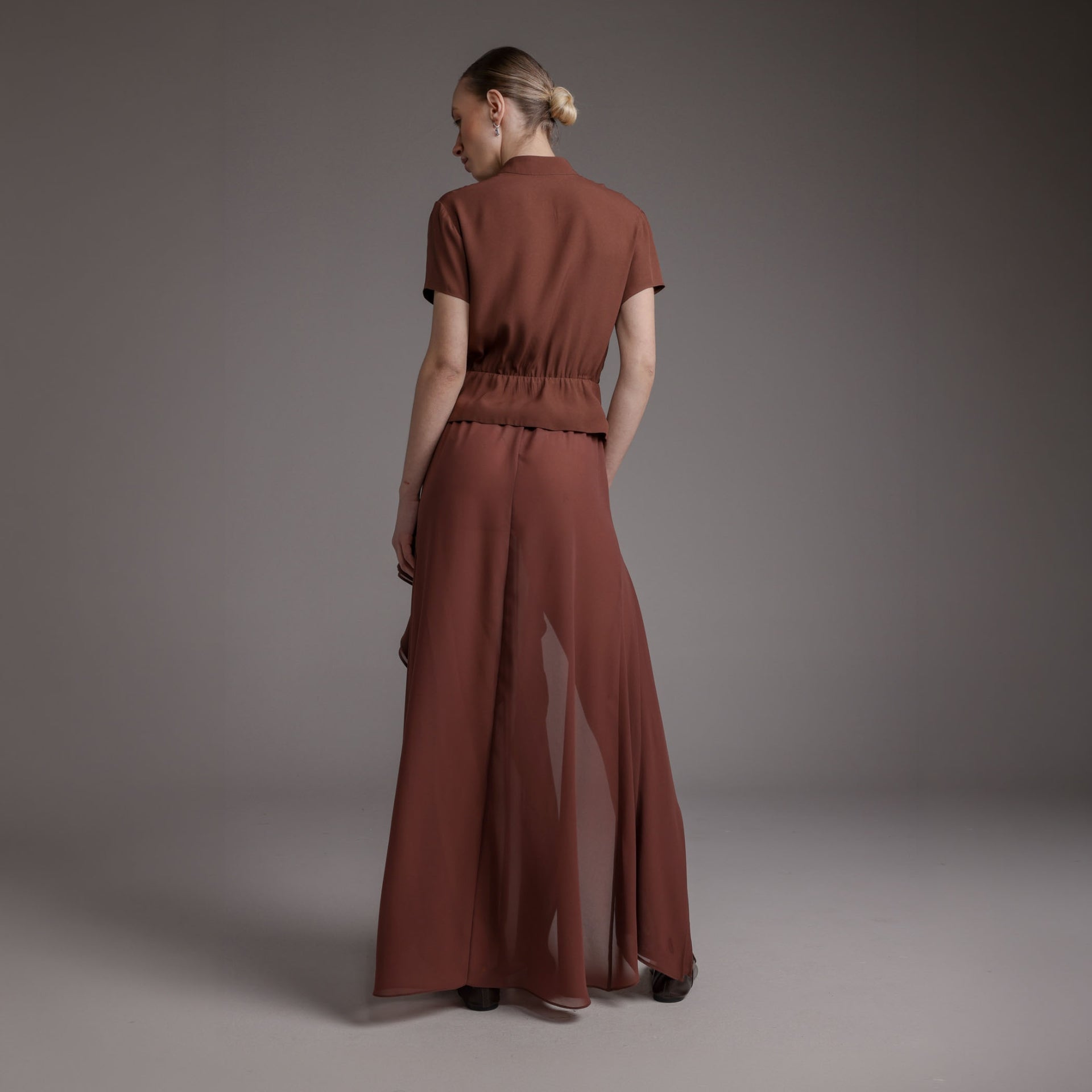 Blusa Ise - Choco