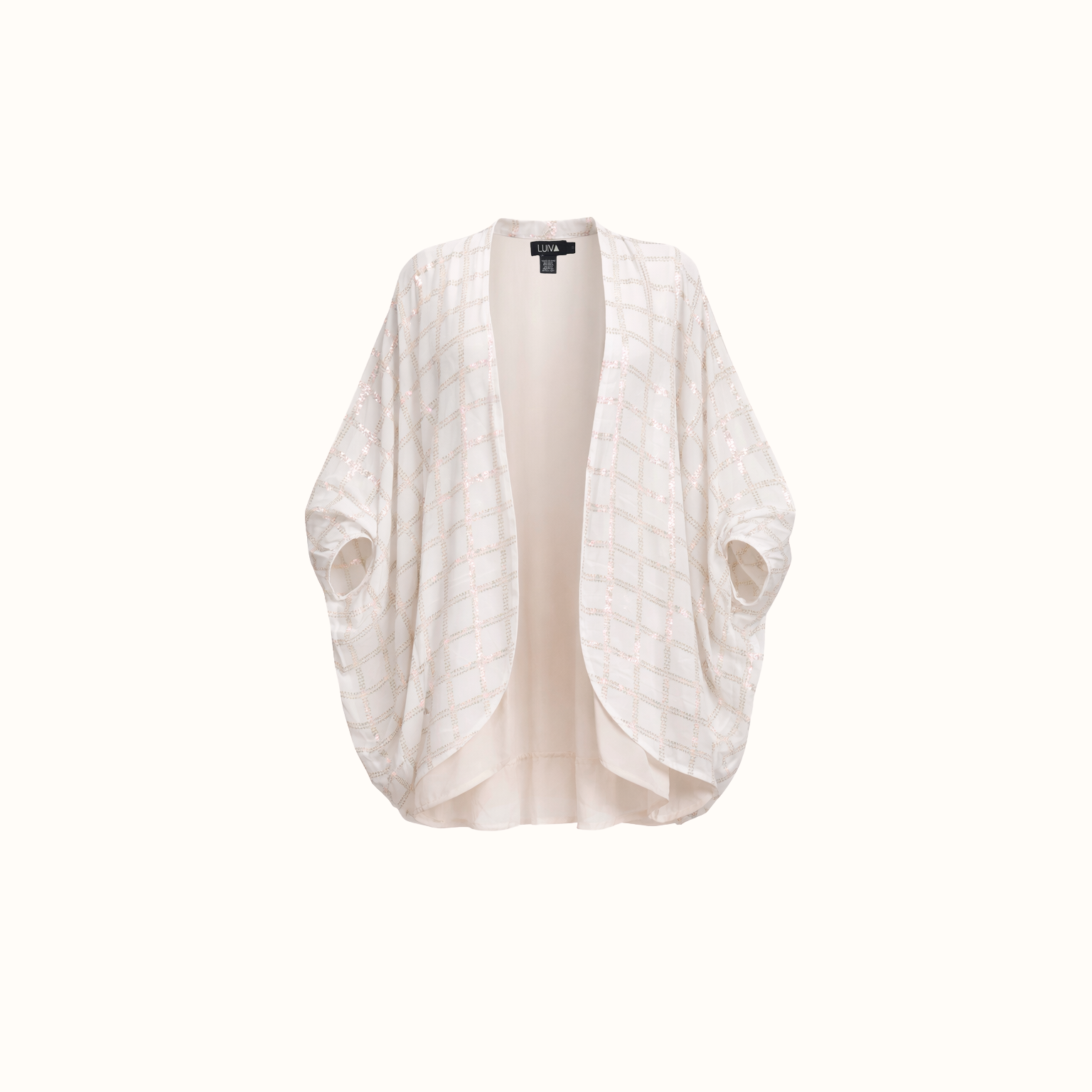 Kimono Florancia - Rosa Bebe Xadrez