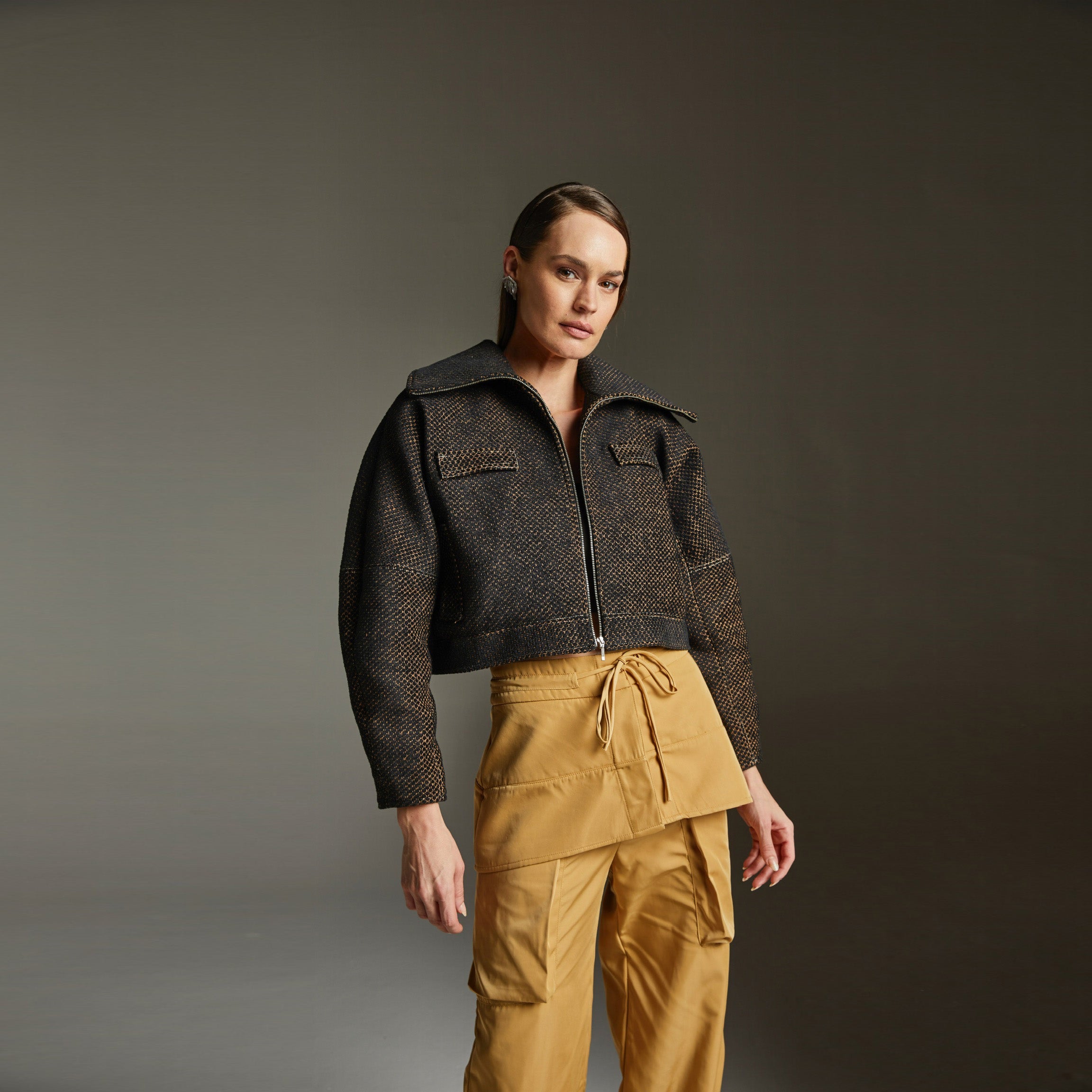 Jaqueta Vicenzo - Tweed Jacquard