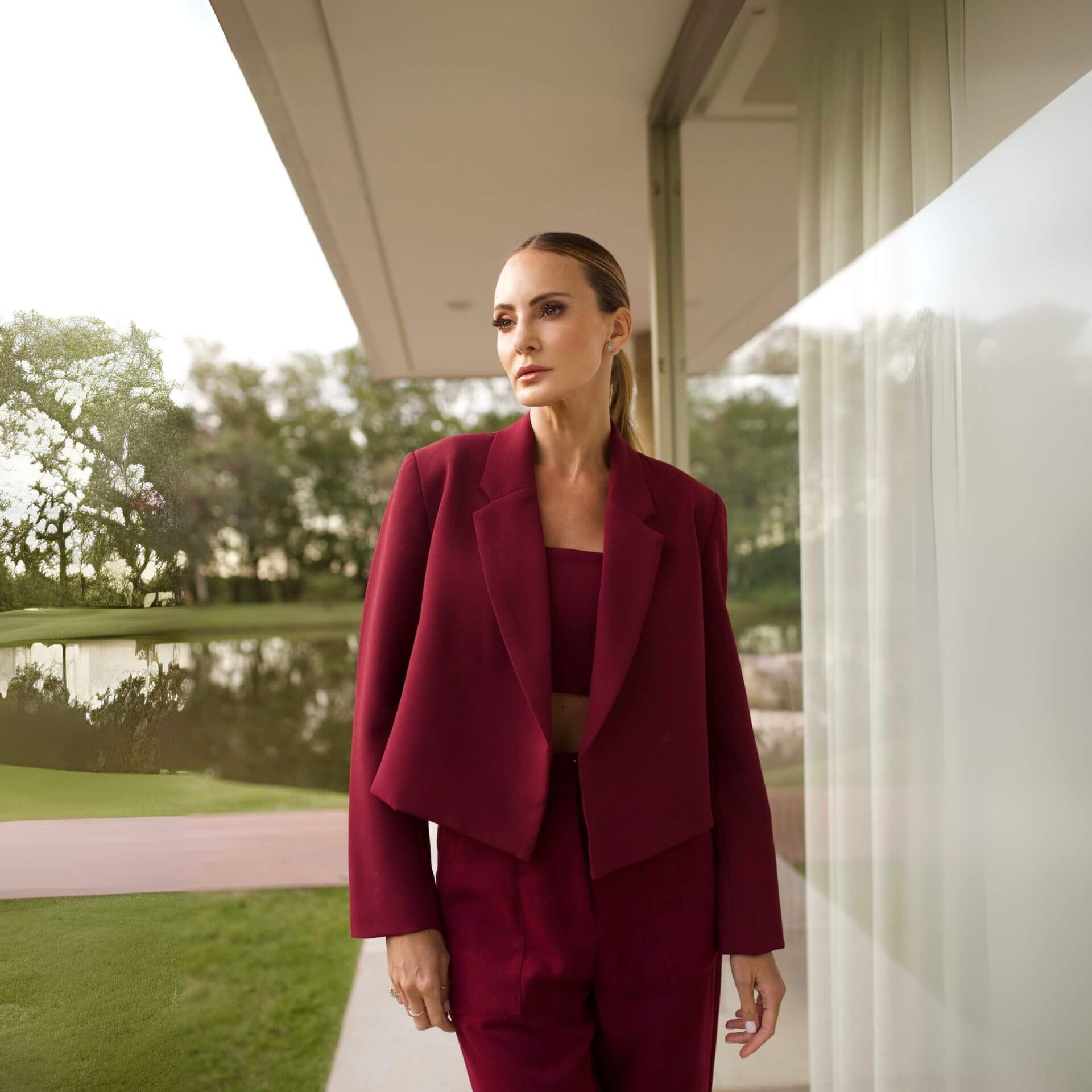 Blazer Clara - Bordo